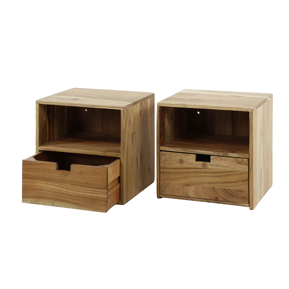 Zwevend Nachtkastje  - (set van 2)