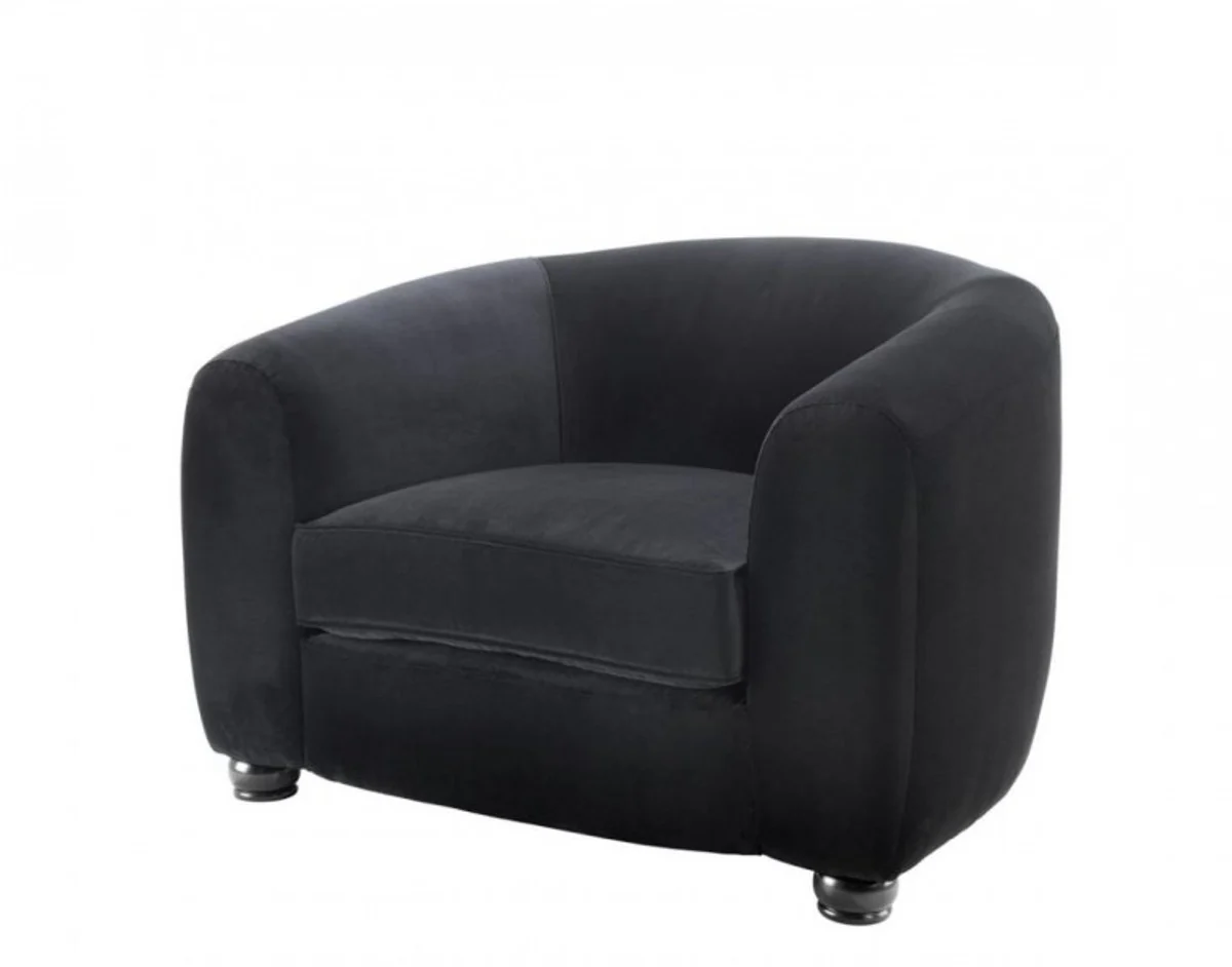 Luxury Art Deco Hotel Armchair Black - Luxury Quality