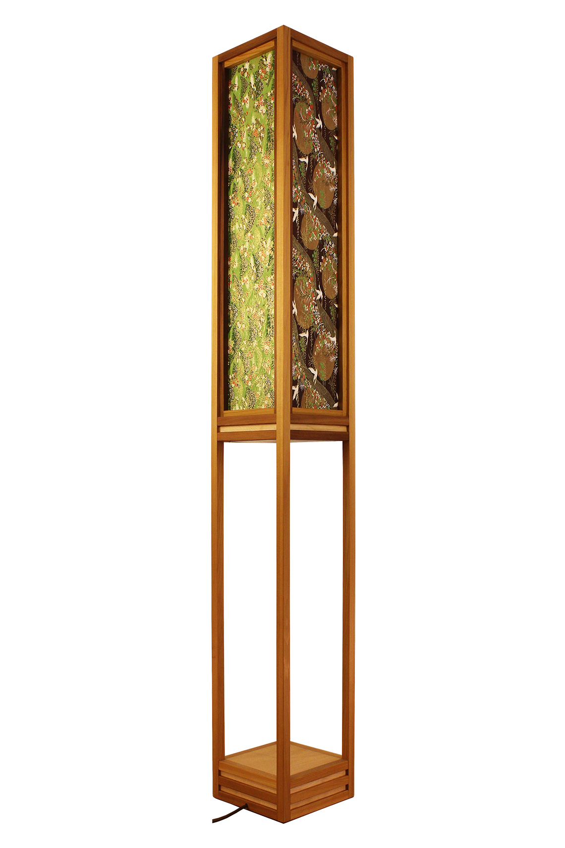Vloerlamp Ginza cedar