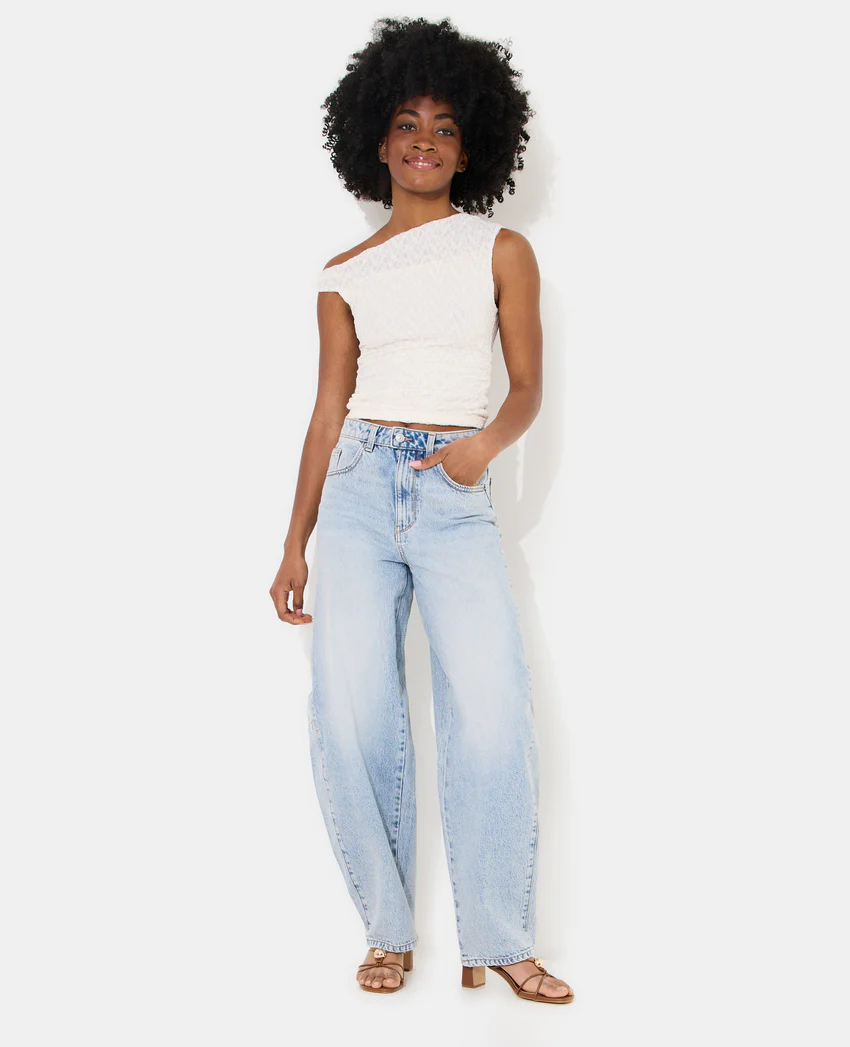 Pimkie Top asymétrique en dentelle
