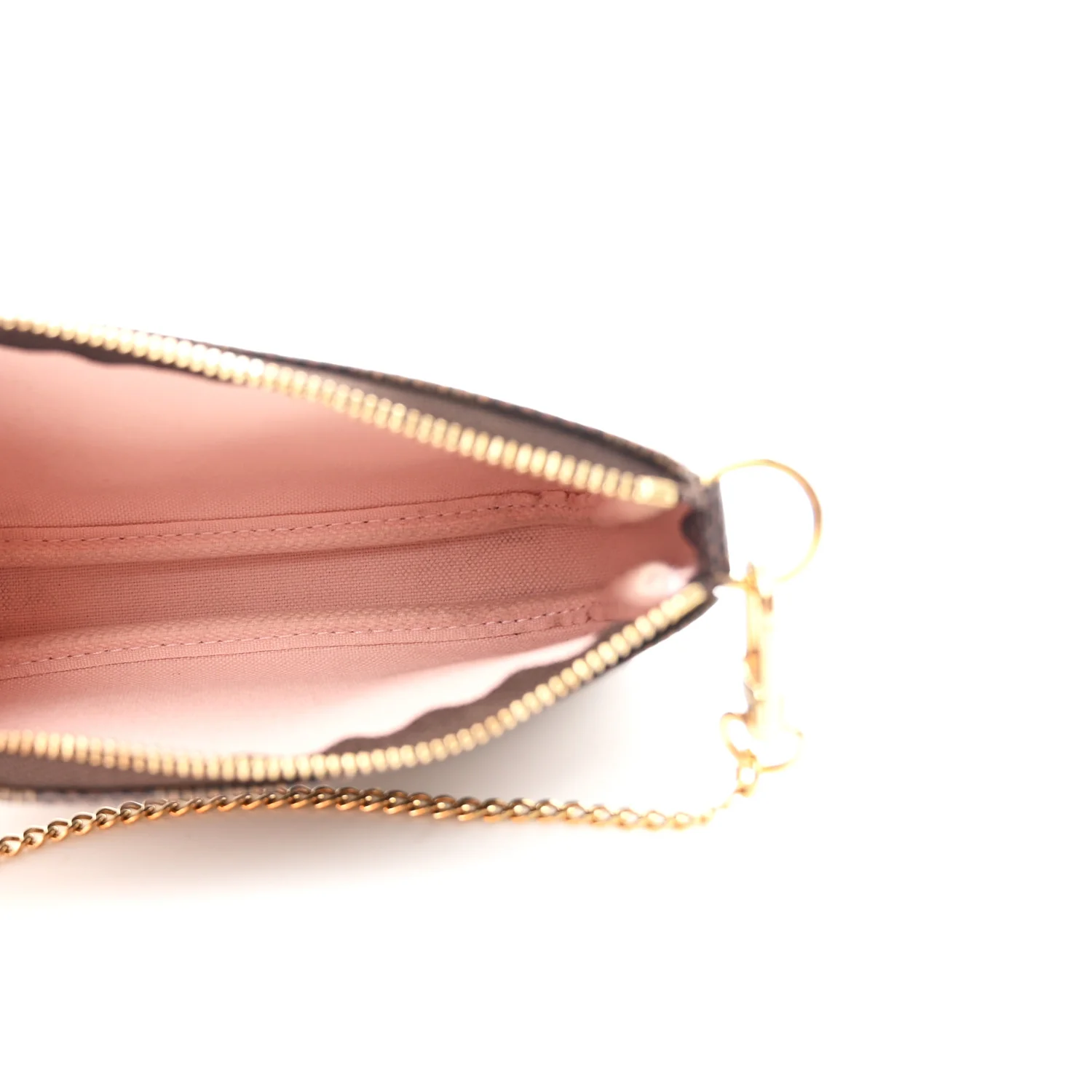 Damier Ebene 2020 Christmas Animation Big Wheel Mini Pochette Accessories Rose Ballerine - Top Club