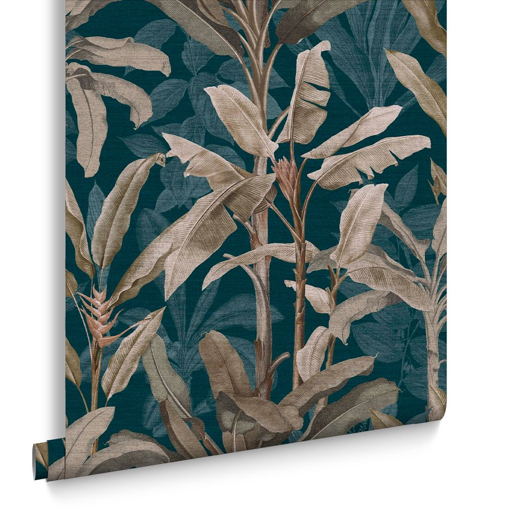 Graham & Brown  vliesbehang  Borneo Teal Graham & Brown  vliesbehang  Borneo Teal