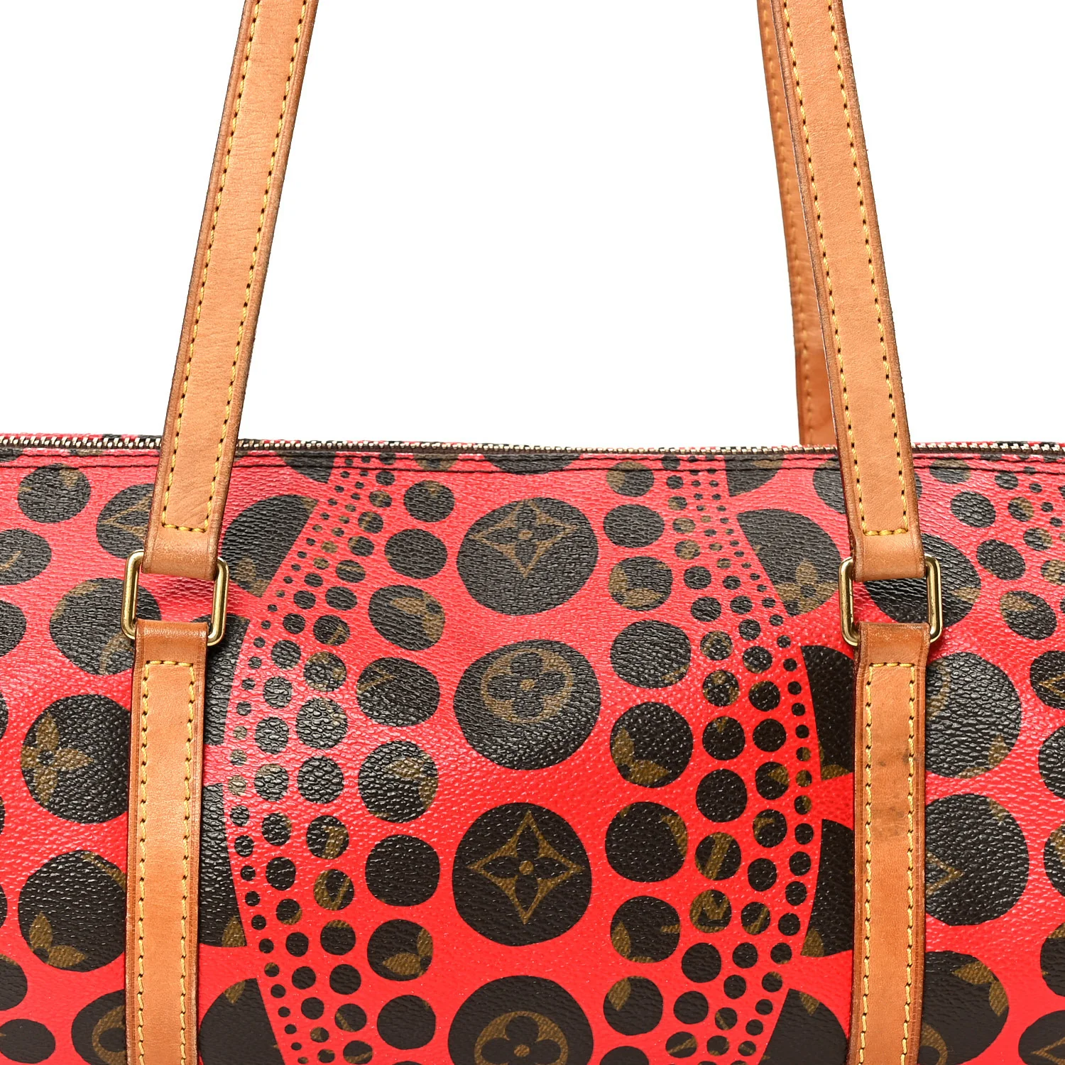 Monogram Kusama Pumpkin Dots Papillon 30 Red - Top Club