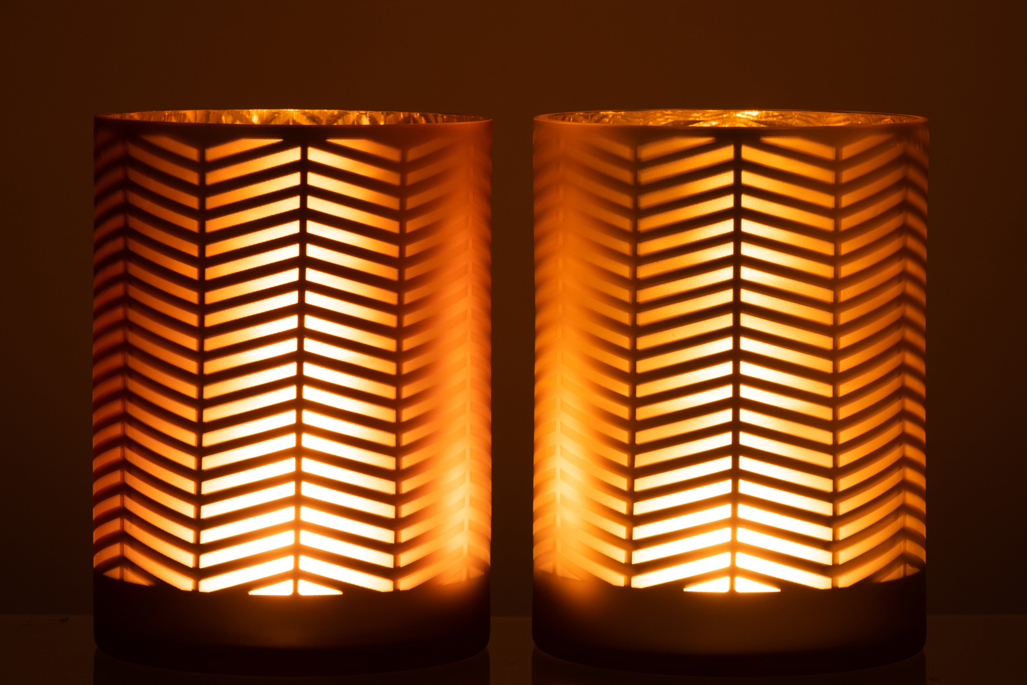 Windlicht ZigZag - set van 2 Windlicht ZigZag set van 2 stuks