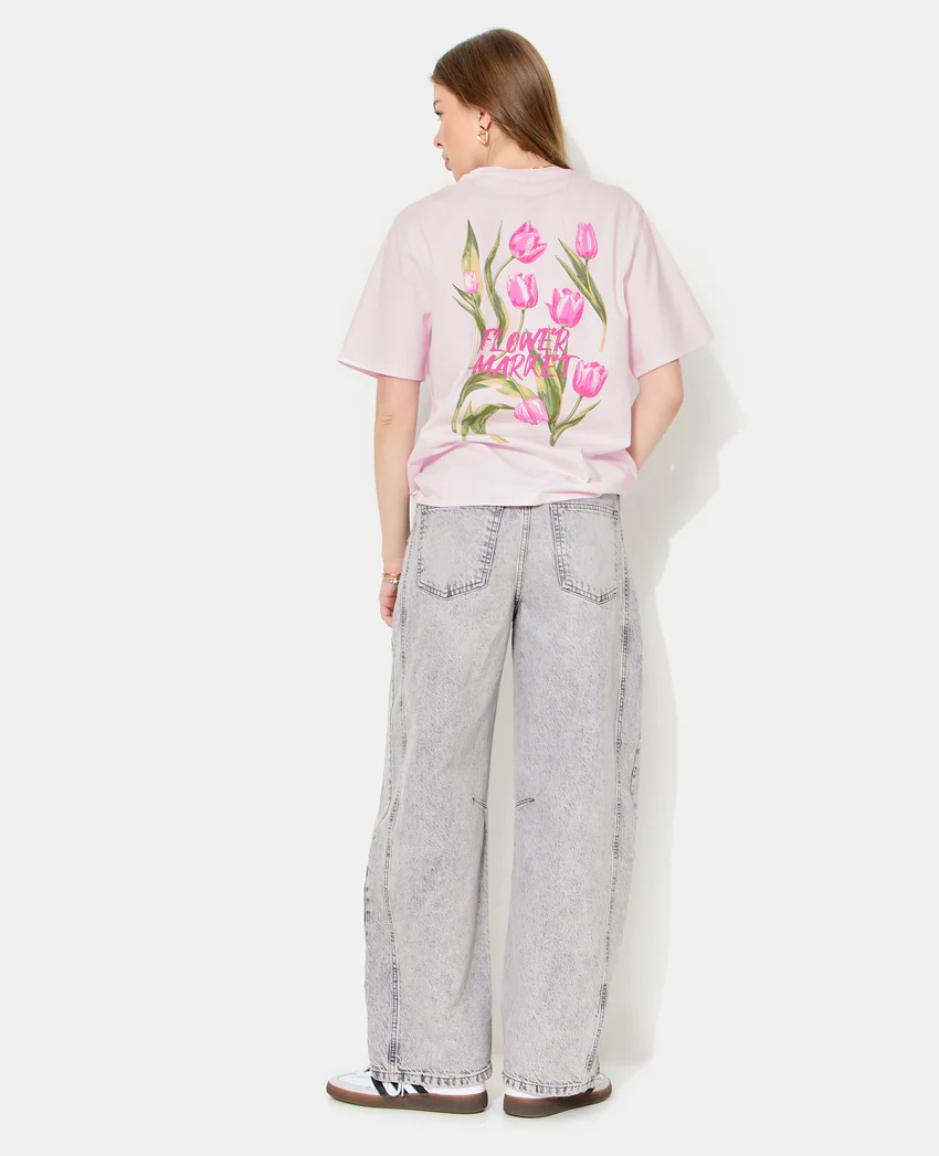 Pimkie T-shirt oversize avec print poitrine et dos