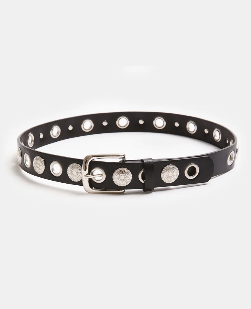 Pimkie Ceinture avec œillets et écussons