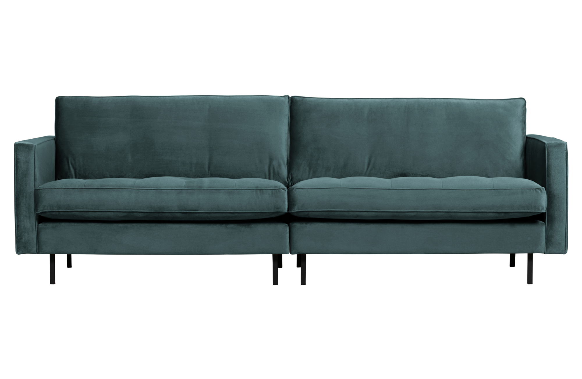 BePureHome 3-zitsbank Rodeo Classic velvet Rodeo Classic Bank 3-zits Velvet - Teal