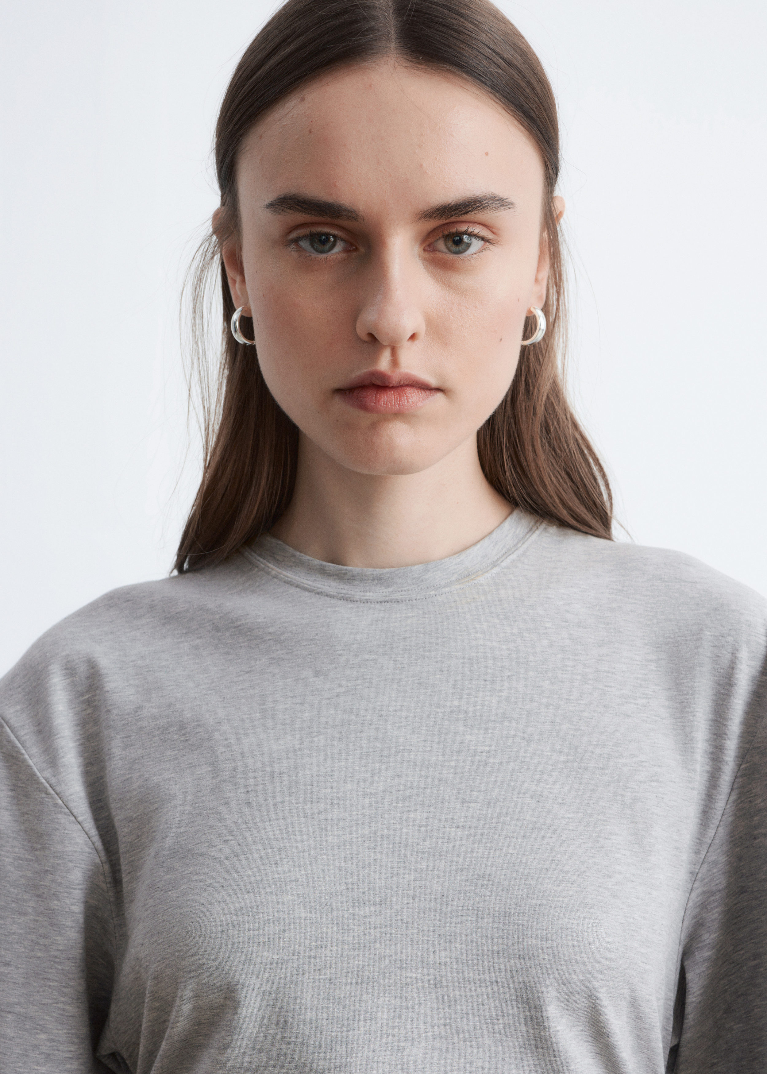 & Other Stories ASYMMETRIC MIDI T-SHIRT DRESS