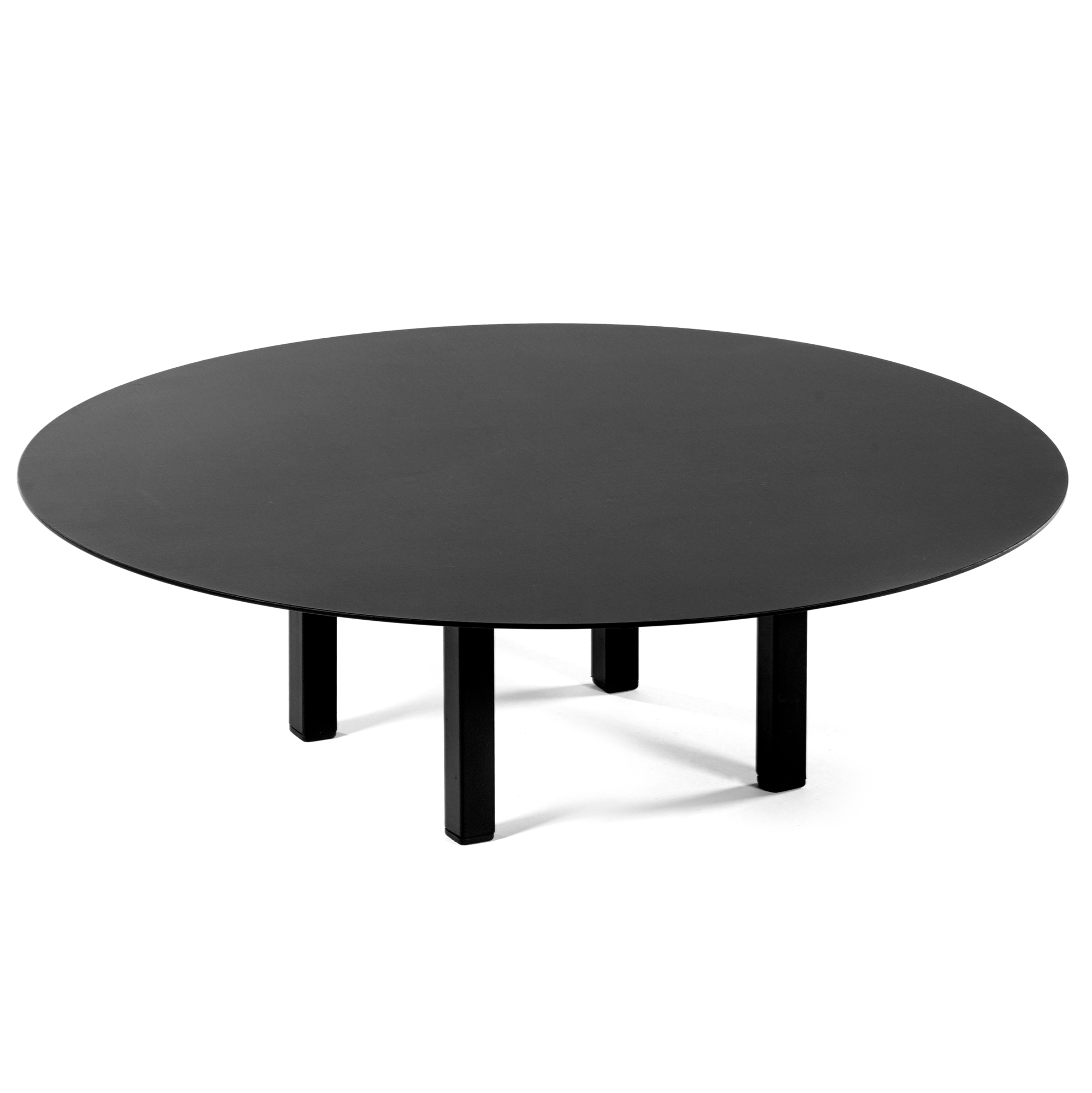 Salontafel 03 Ø118 cm zwart