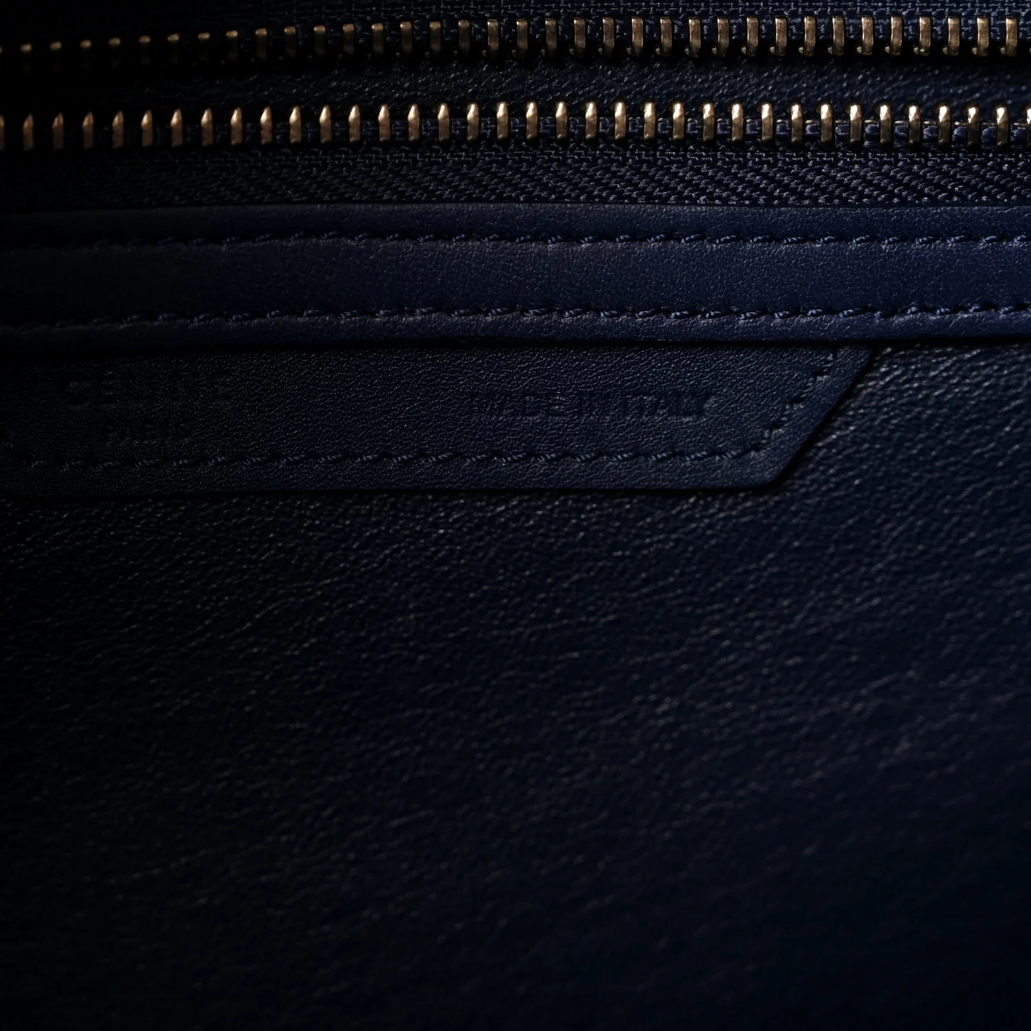 Smooth Calfskin Mini Luggage Ink - Top Club