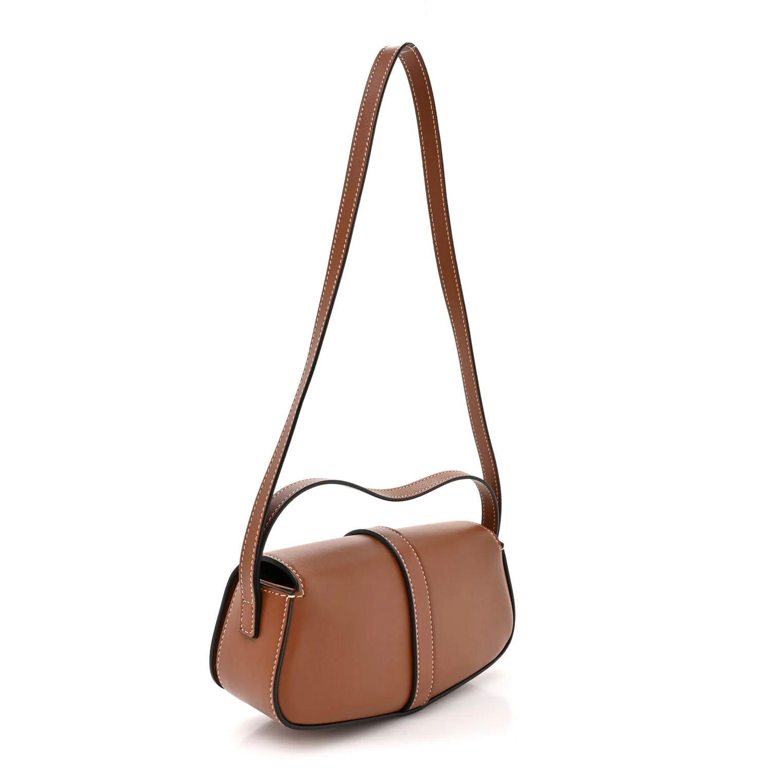Smooth Calfskin Tabou Clutch On Strap Tan - Top Club