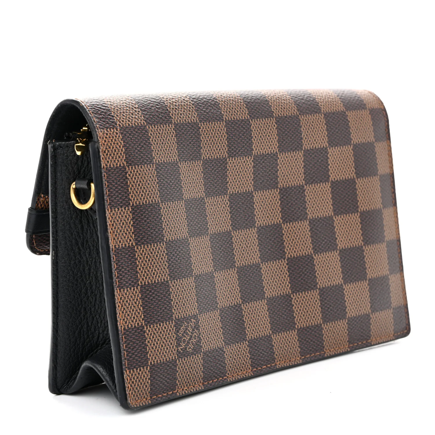 Damier Ebene Vavin Chain Wallet Black - Top Club