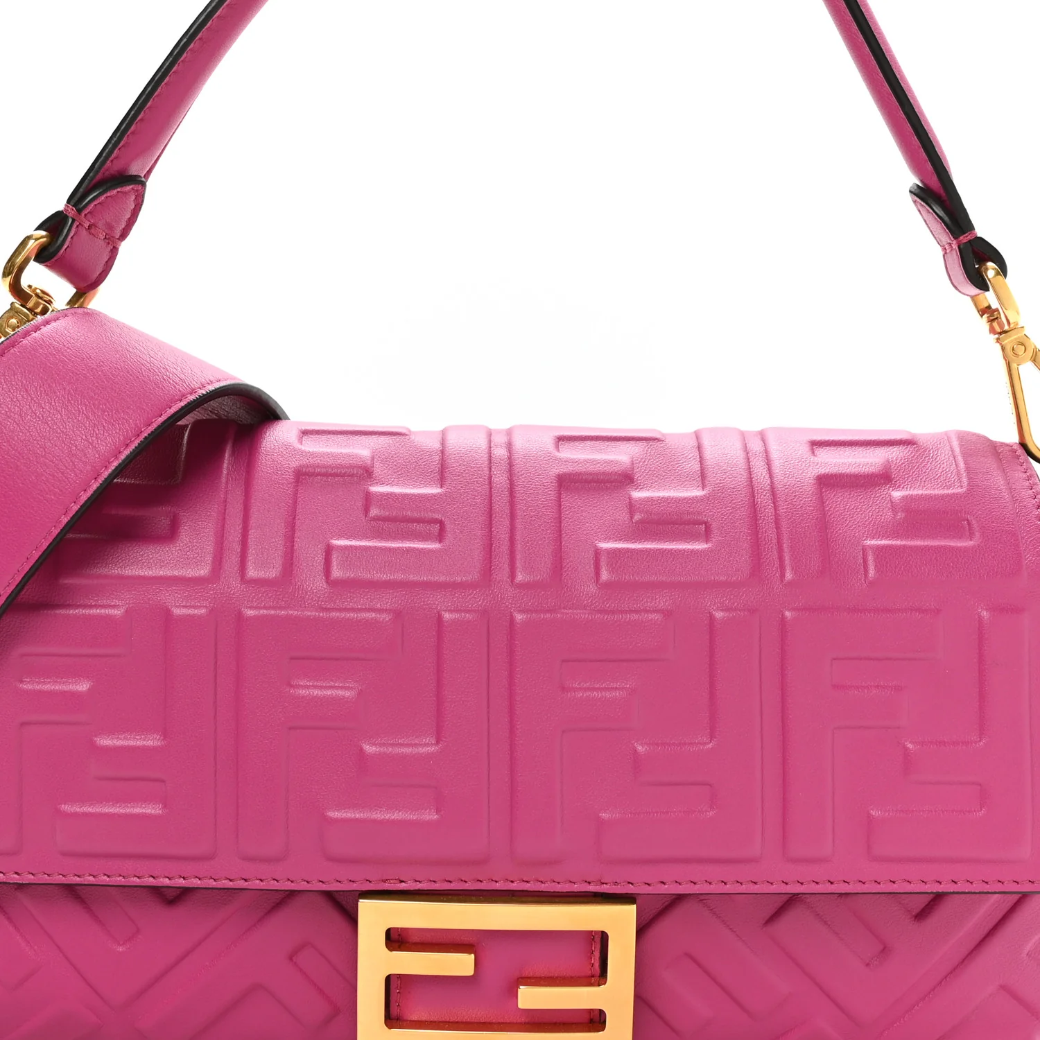 Nappa FF 1974 Embossed Baguette Ciclamino Pilar - Top Club