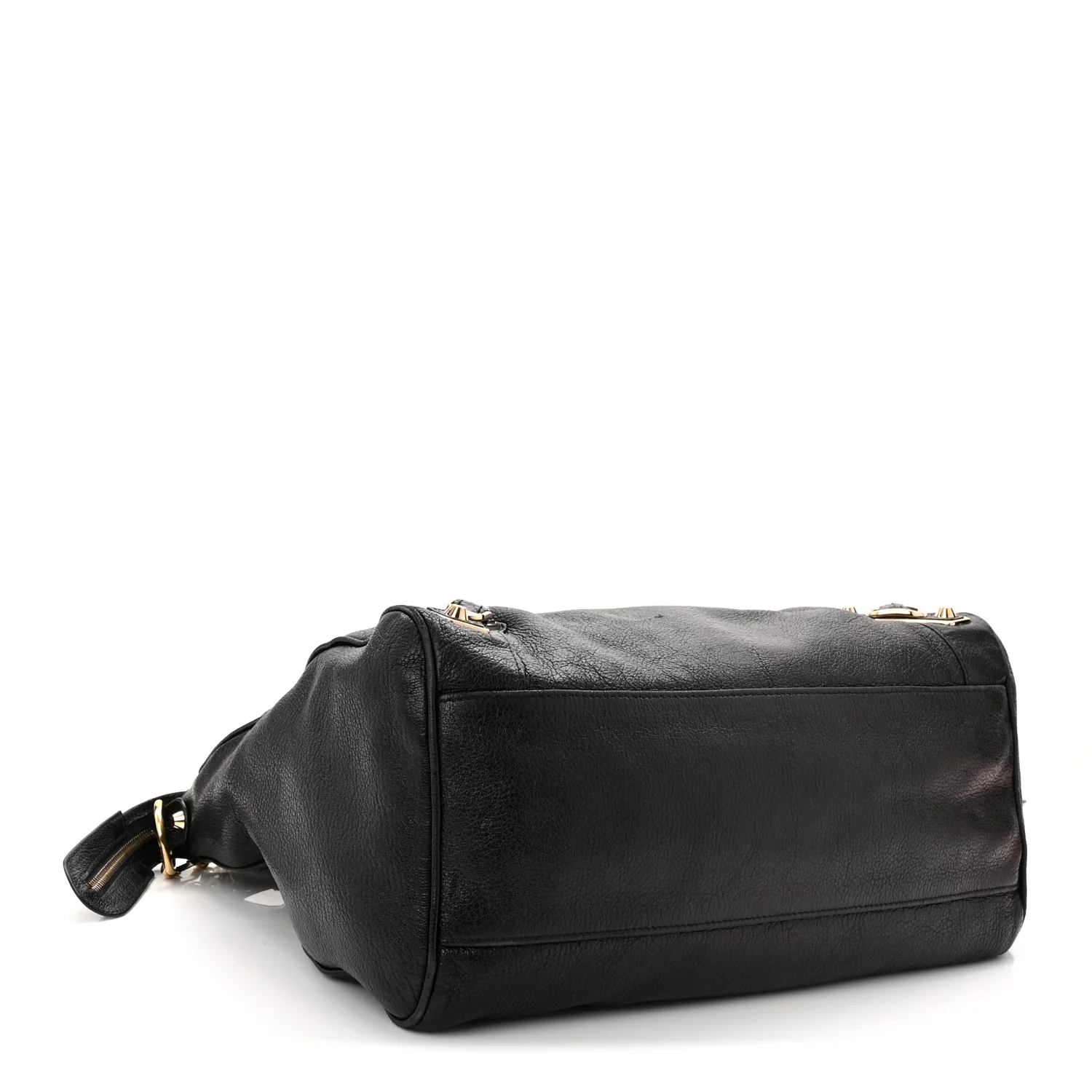 Chevre Gold Metallic Edge Hardware Velo Black - Top Club