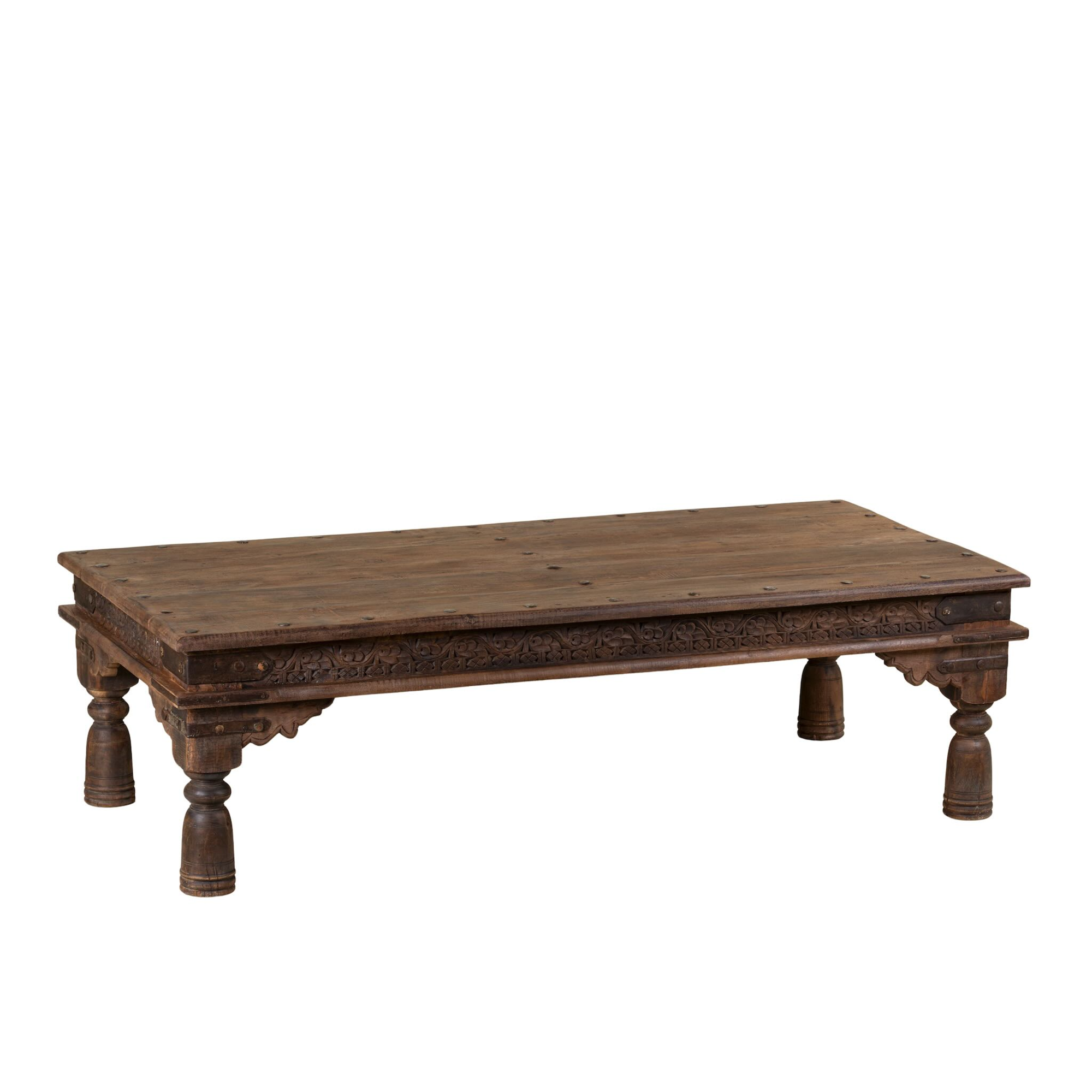 Mihir - Salontafel van gerecycled teakhout 158cm