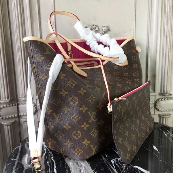 L M41178 Neverfull MM Shoulder Bag Monogram Canvas - Top Club
