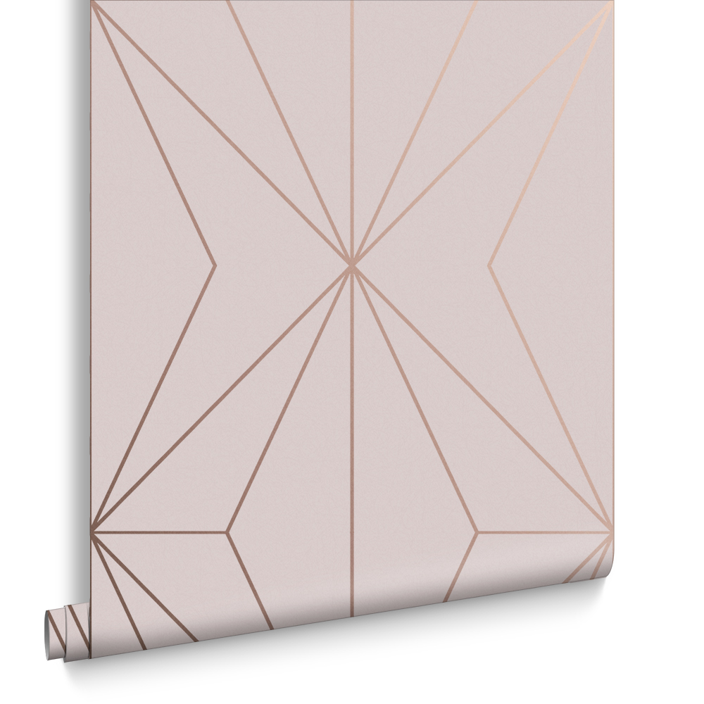 Graham & Brown  vliesbehang  Harmony Blush Rosegold Graham & Brown  vliesbehang  Harmony Blush Rosegold