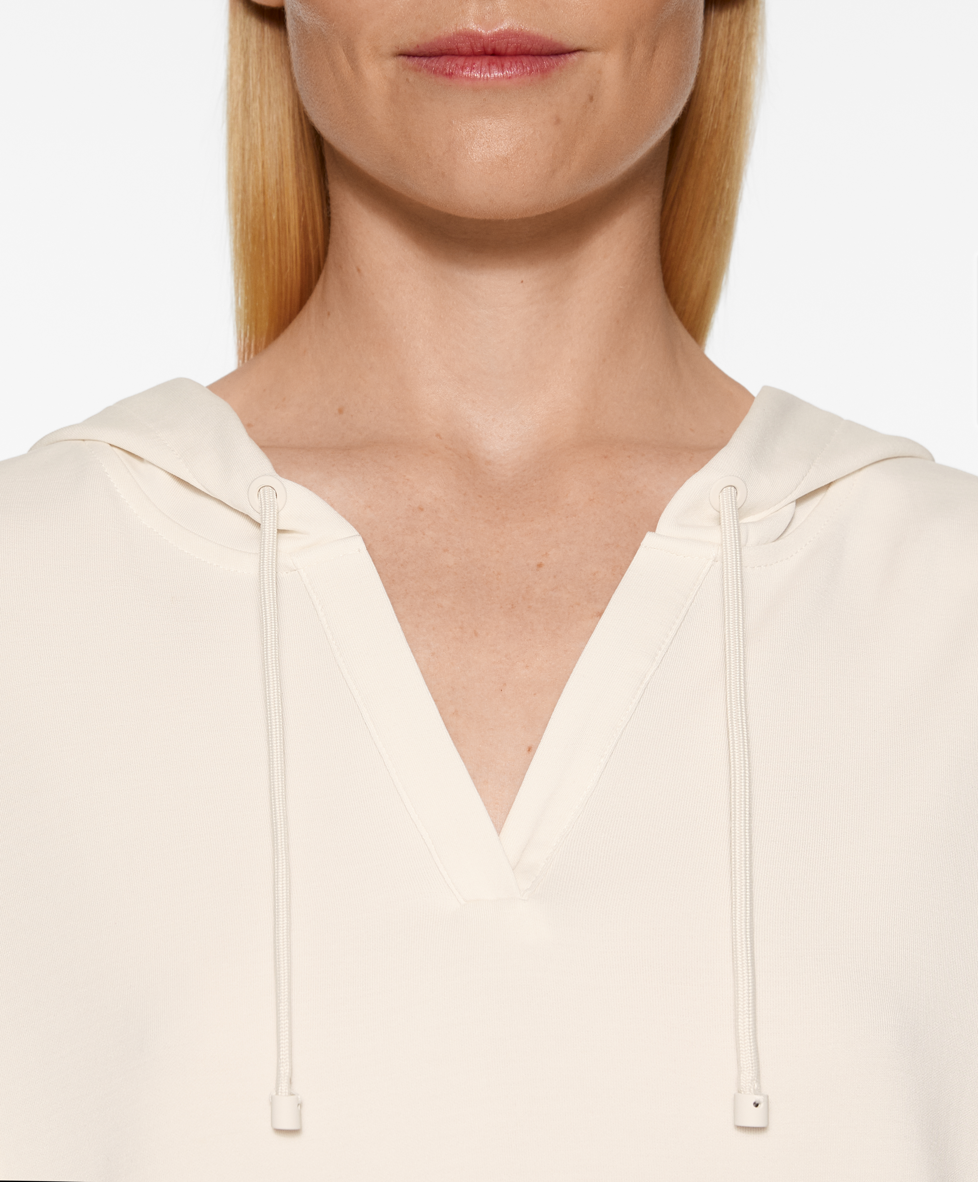 OYSHO V-neck sweatshirt with modal