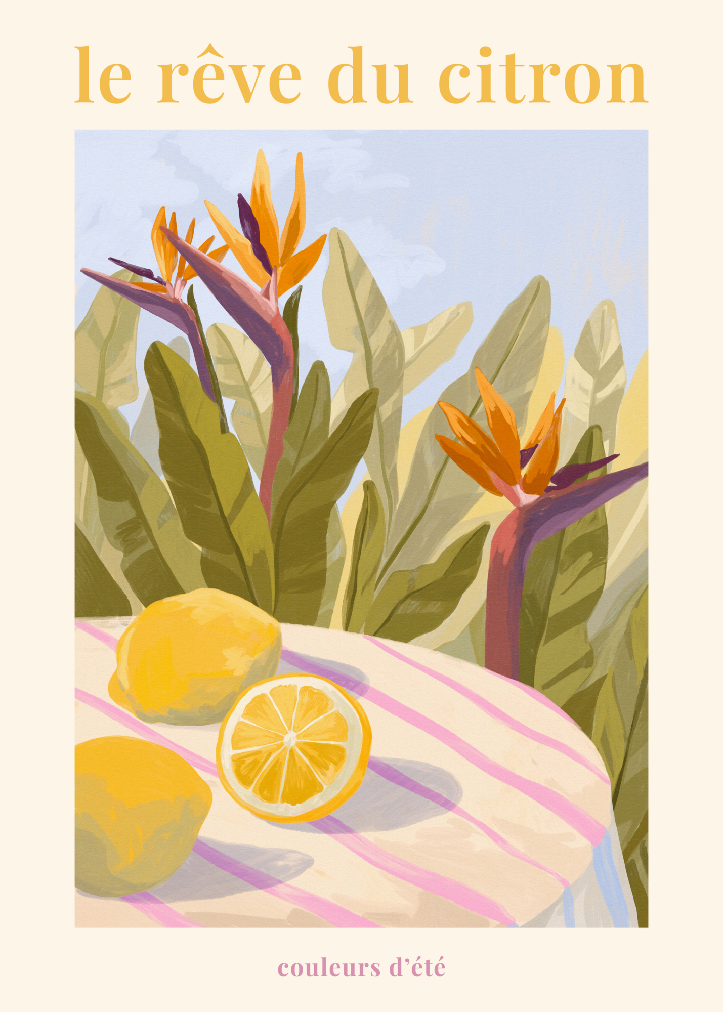 Poster Le Reve du Citron 50x70