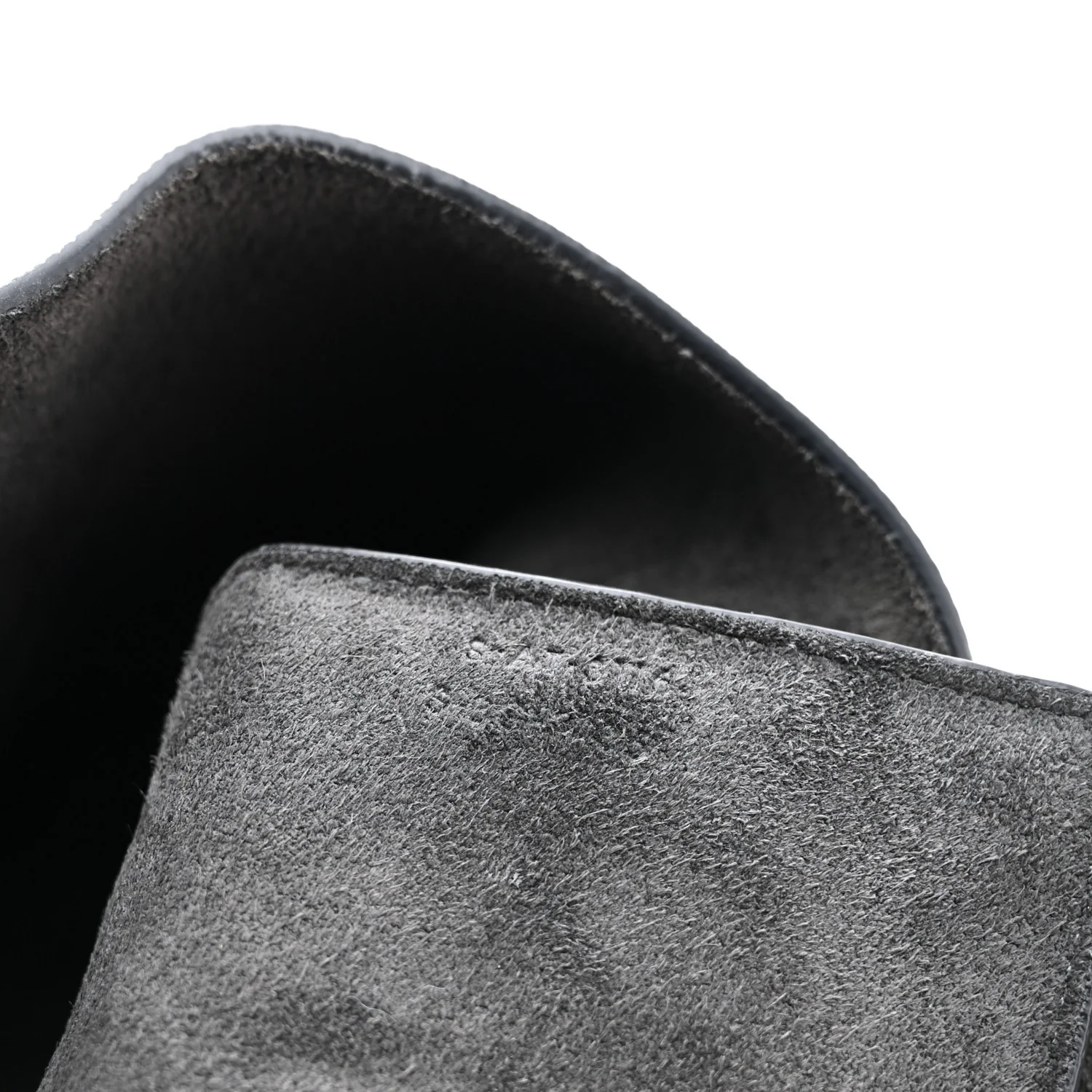 Grained Calfskin Mini Belt Bag Grey - Top Club