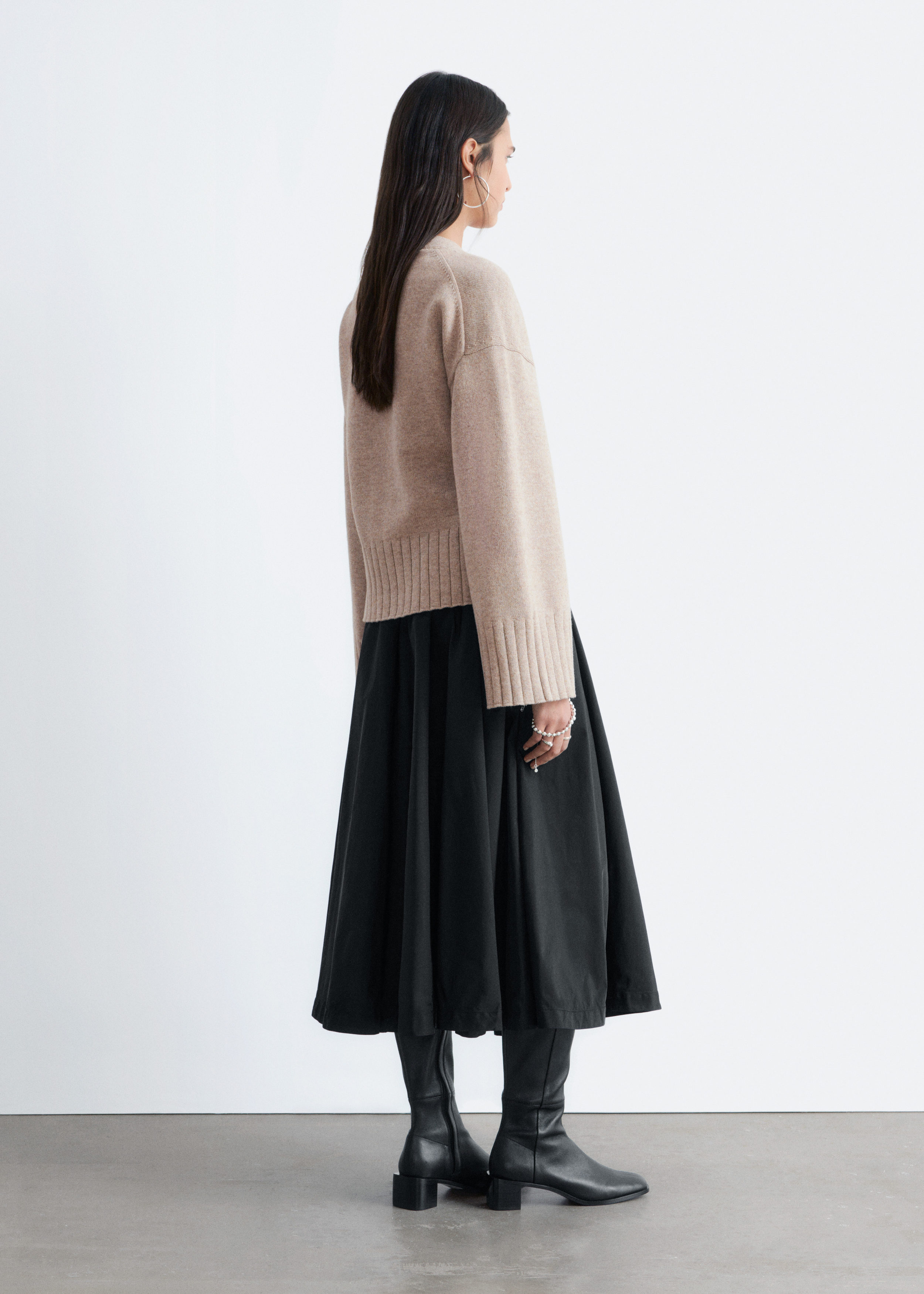 & Other Stories TAPERED KNIT CARDIGAN