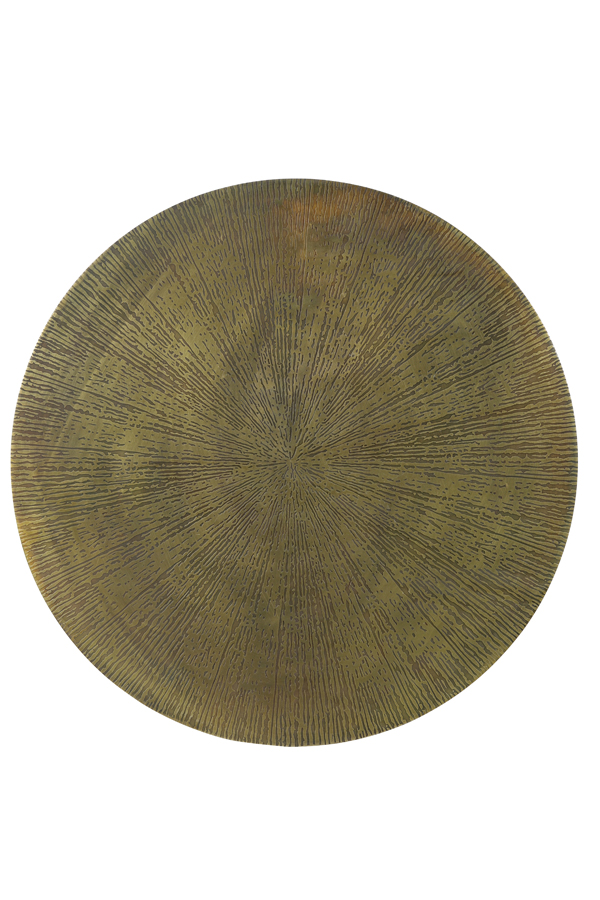 Bijzettafel antiek brons
