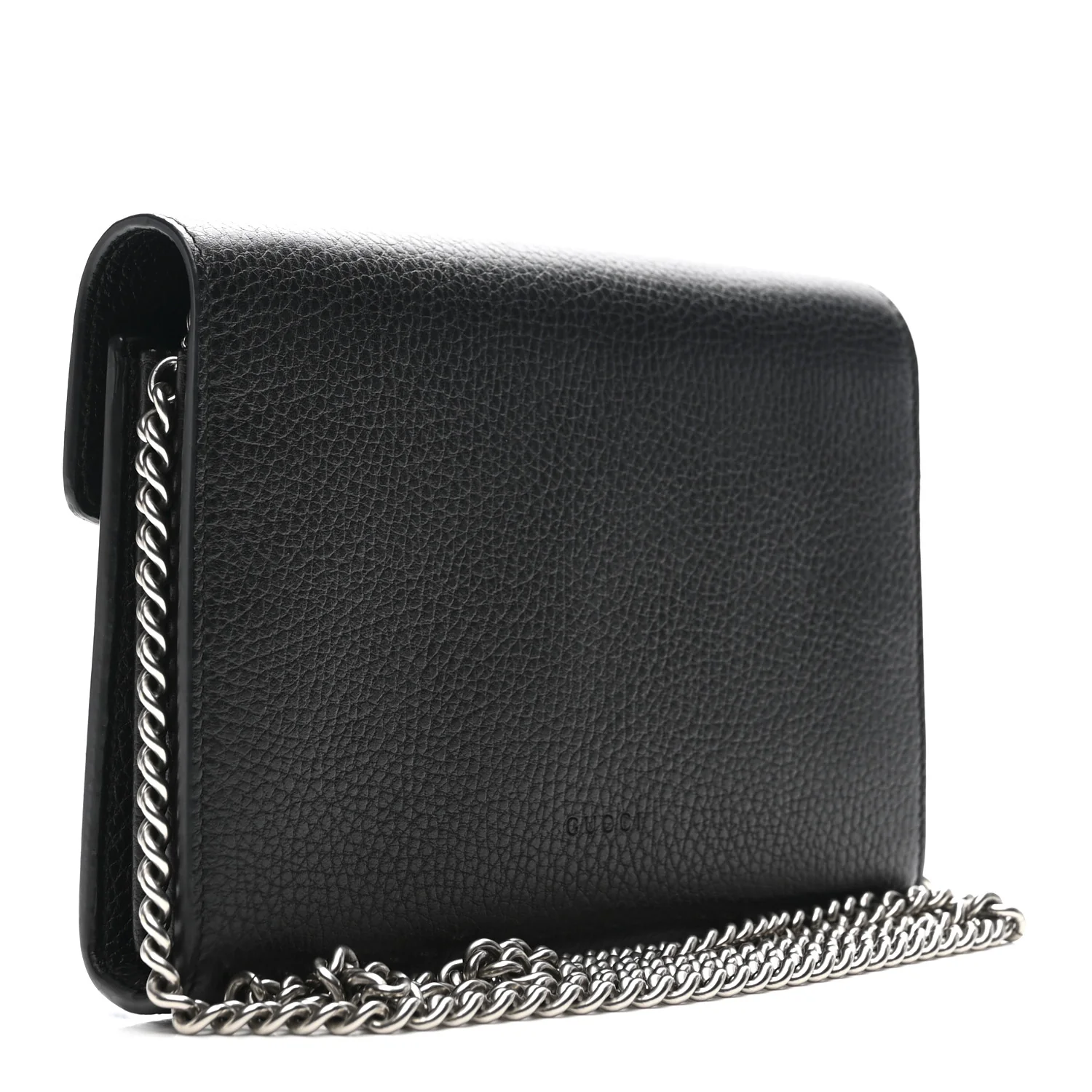Calfskin Mini Dionysus Chain Wallet Black - Top Club