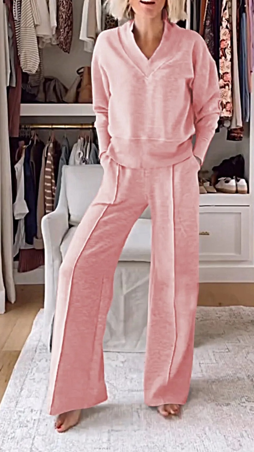 Women's Athletic-Casual Two-Piece Set - Nordfashionstorm - Women's Clothing, Fashion for You - Nordfashionstorm.com