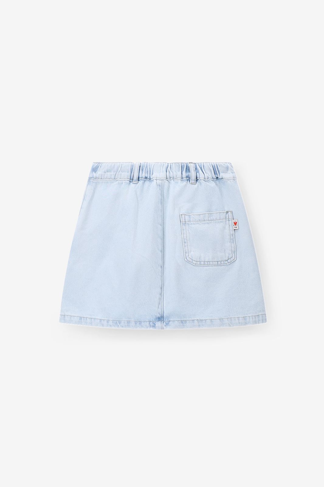 Lichtblauwe denim rok