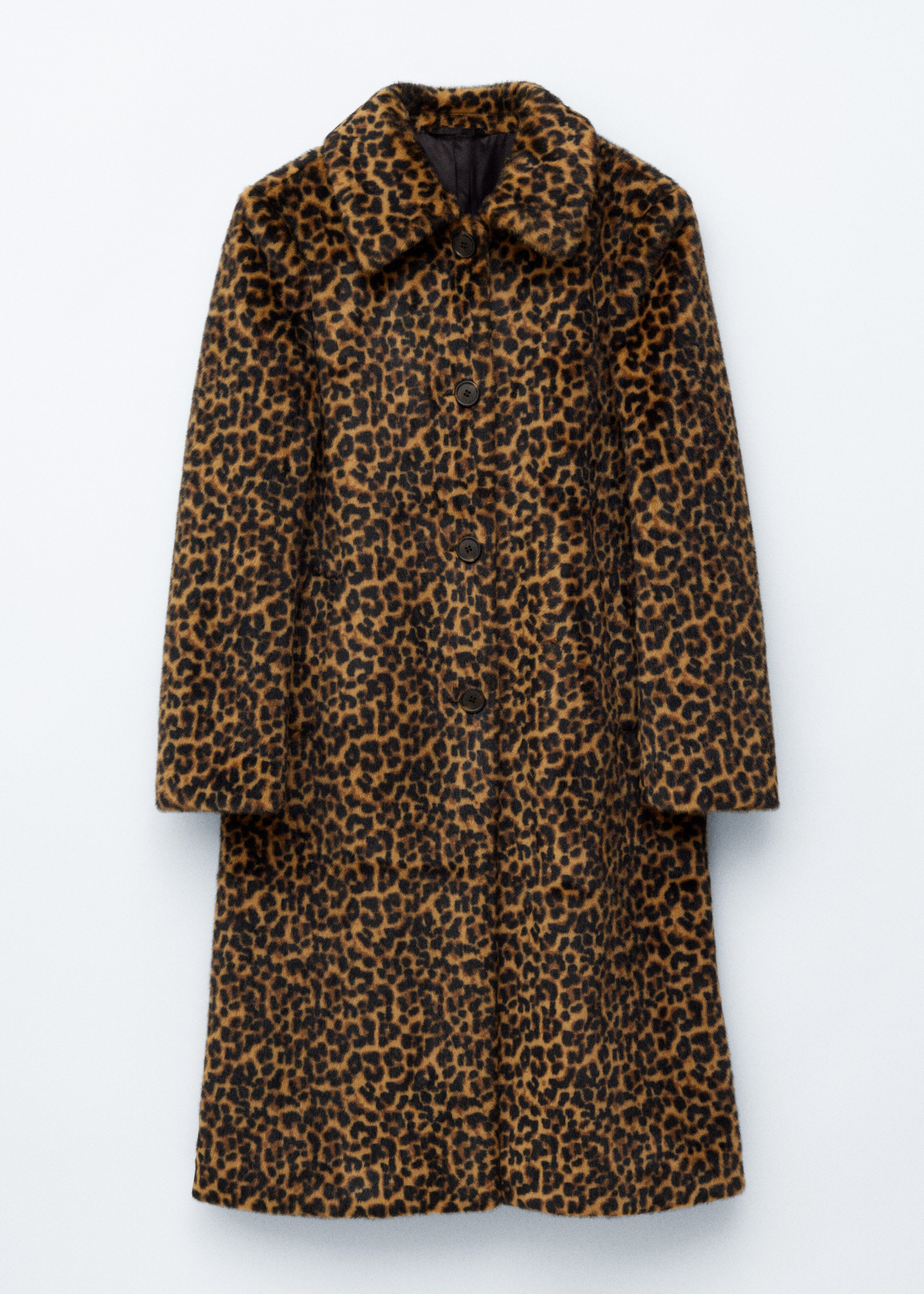 & Other Stories FAUX FUR LEOPARD COAT