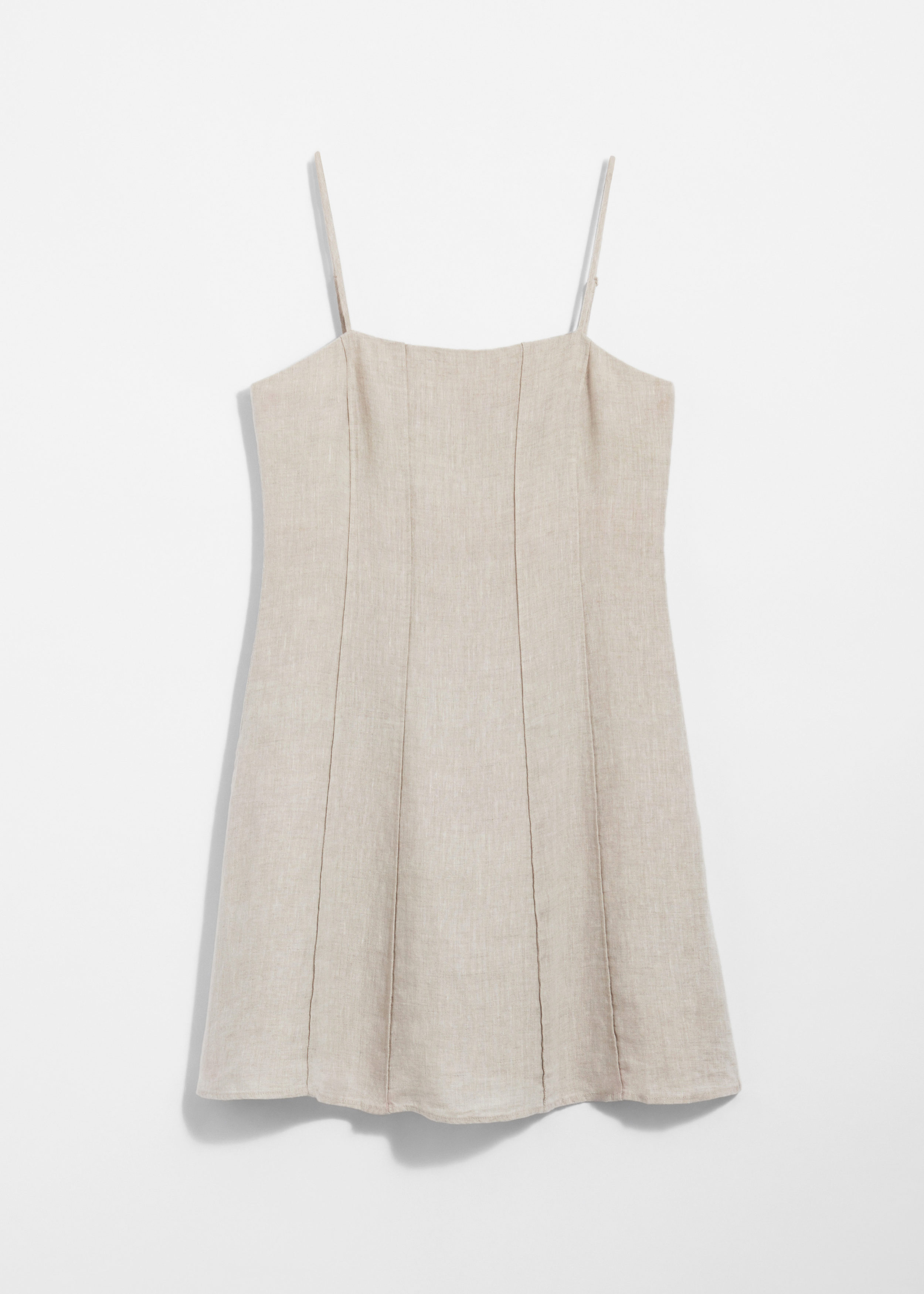 & Other Stories STRAPPY LINEN MINI DRESS