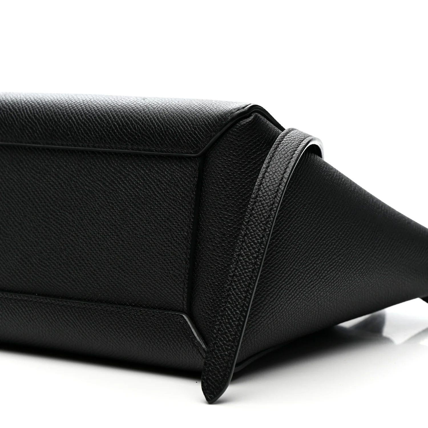 Grained Calfskin Nano Belt Bag Black - Top Club