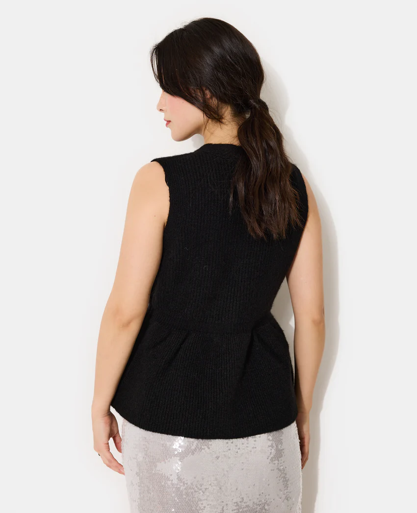 Pimkie Gilet sans manches forme peplum