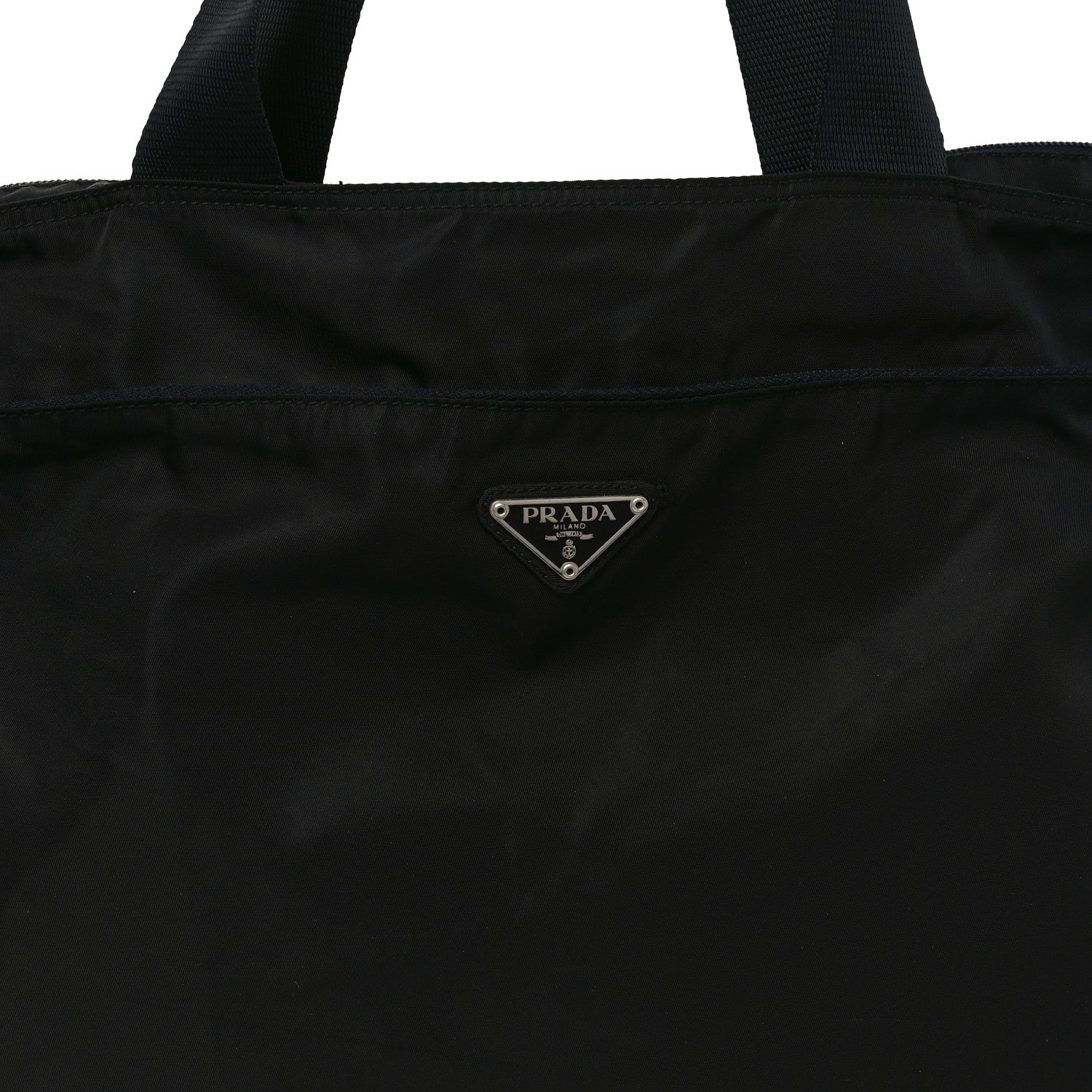 Tessuto Nylon Tote Black - Top Club