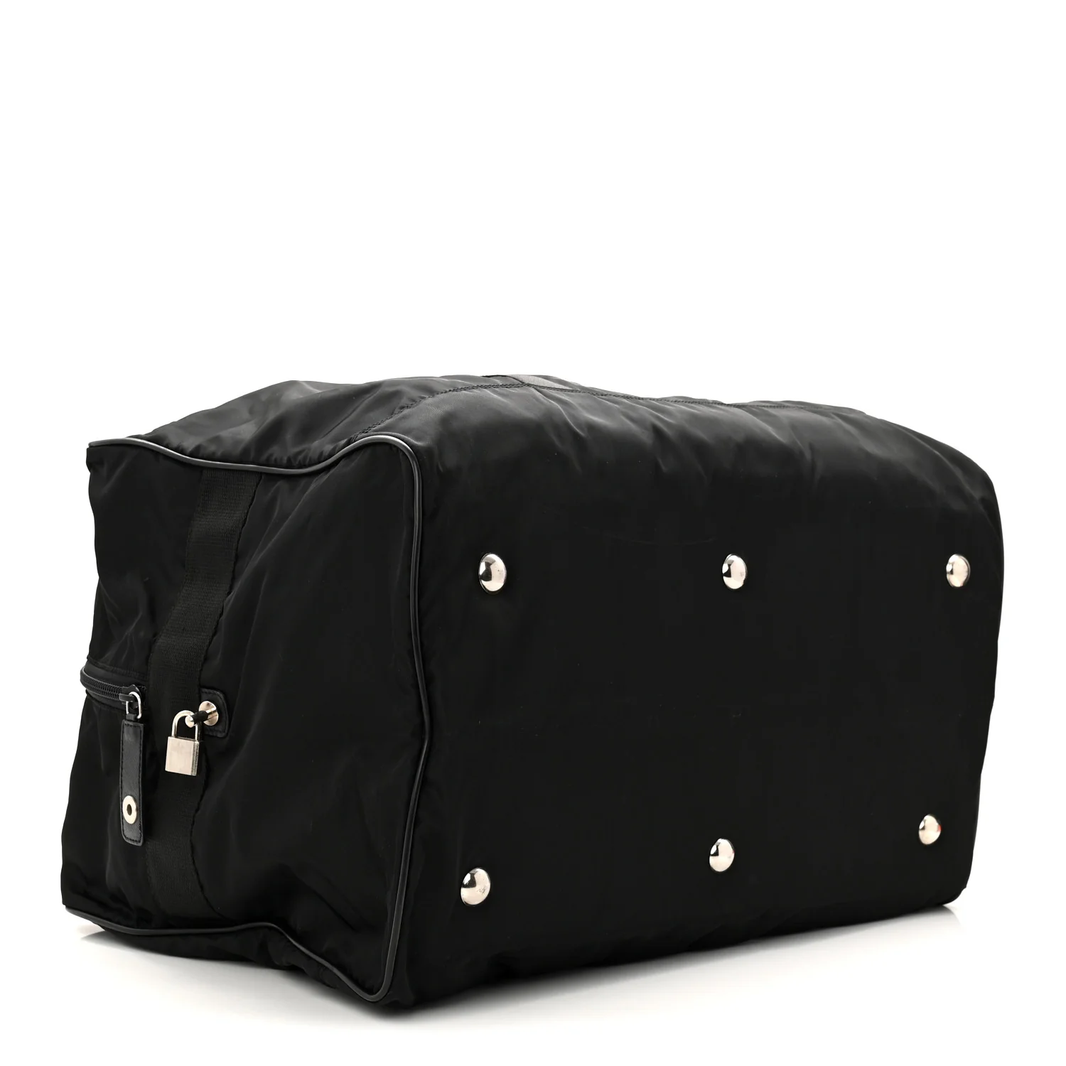 Tessuto Nylon Saffiano Carry On Travel Bag Black - Top Club