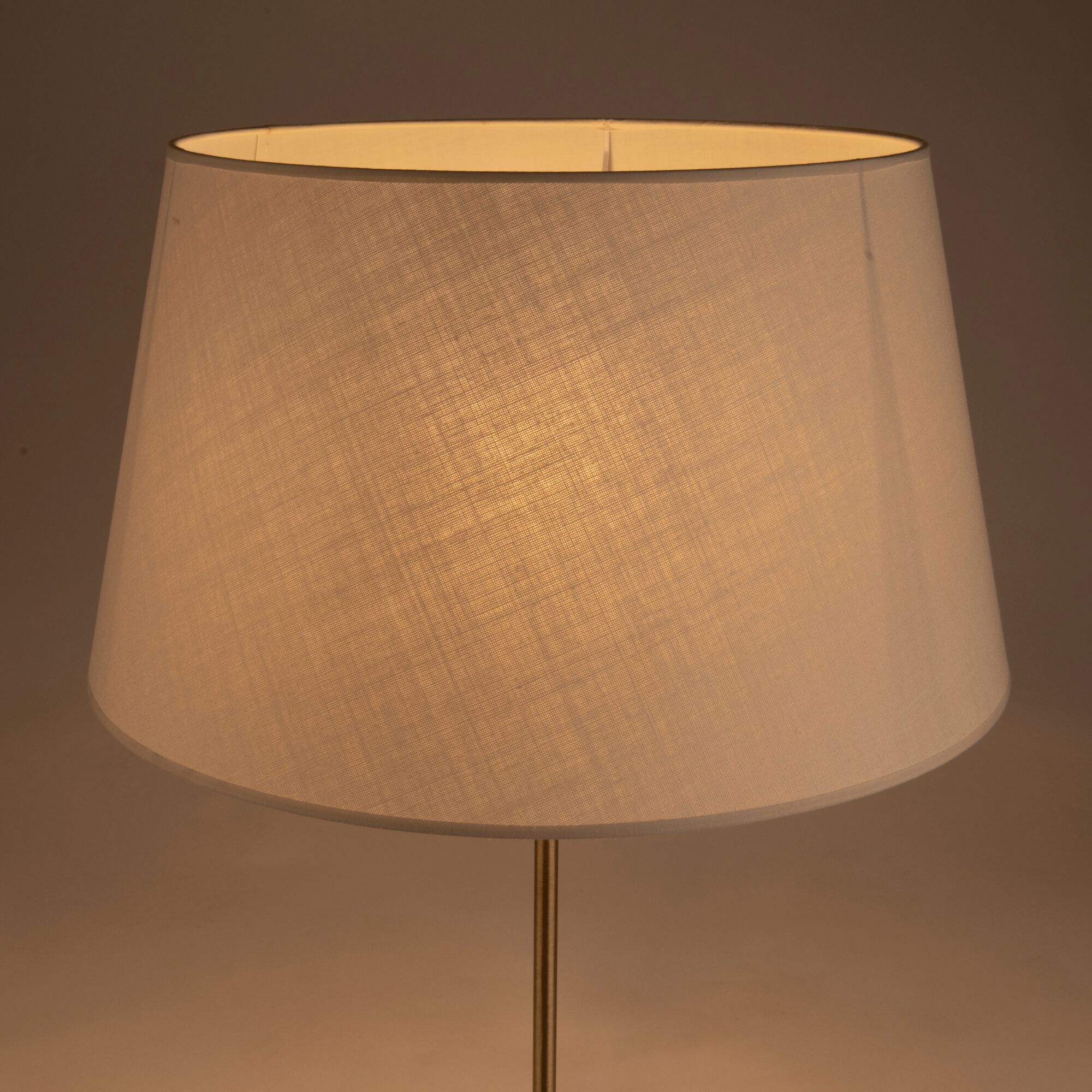 MISTRAL - Abat-jour tambour en coton - D45cm beige roucas