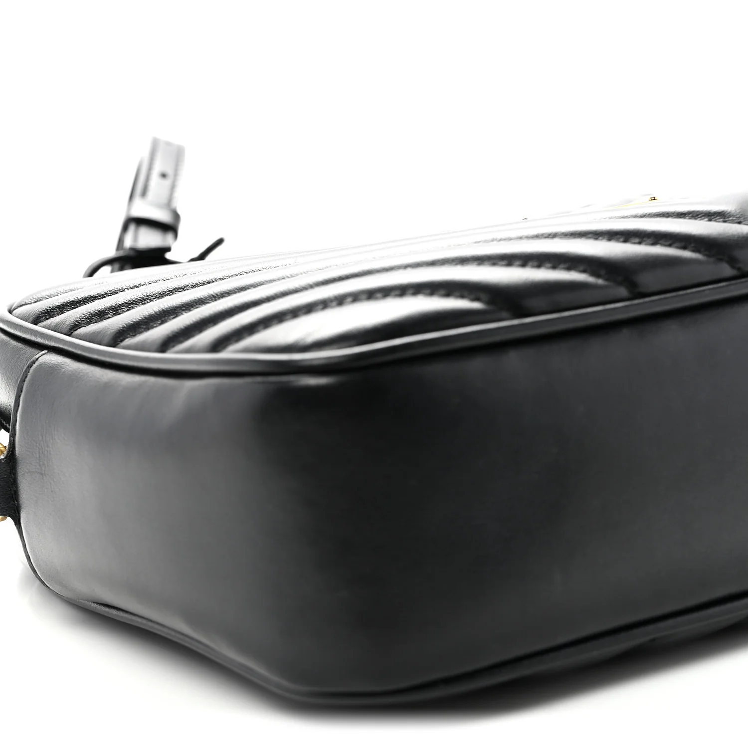 Calfskin Matelasse Monogram Lou Camera Bag Black - Top Club