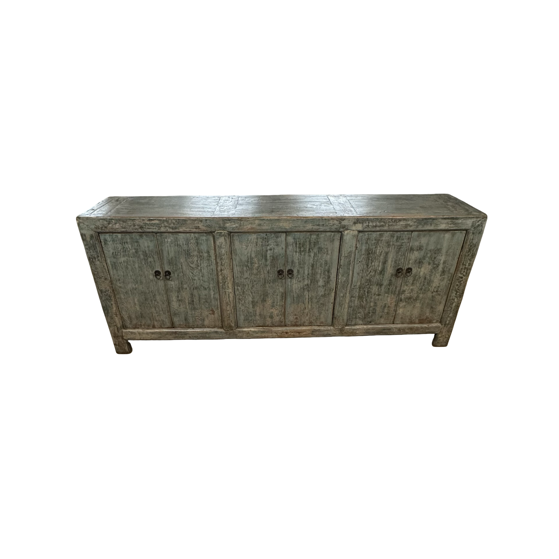 Dressoir 6 deur blauw/groen uniek