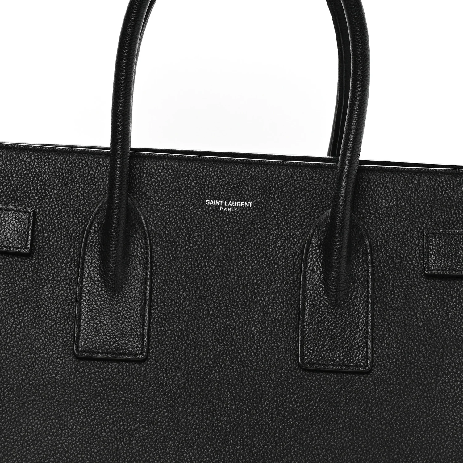 Grained Calfskin Large Sac De Jour Carryall Black - Top Club