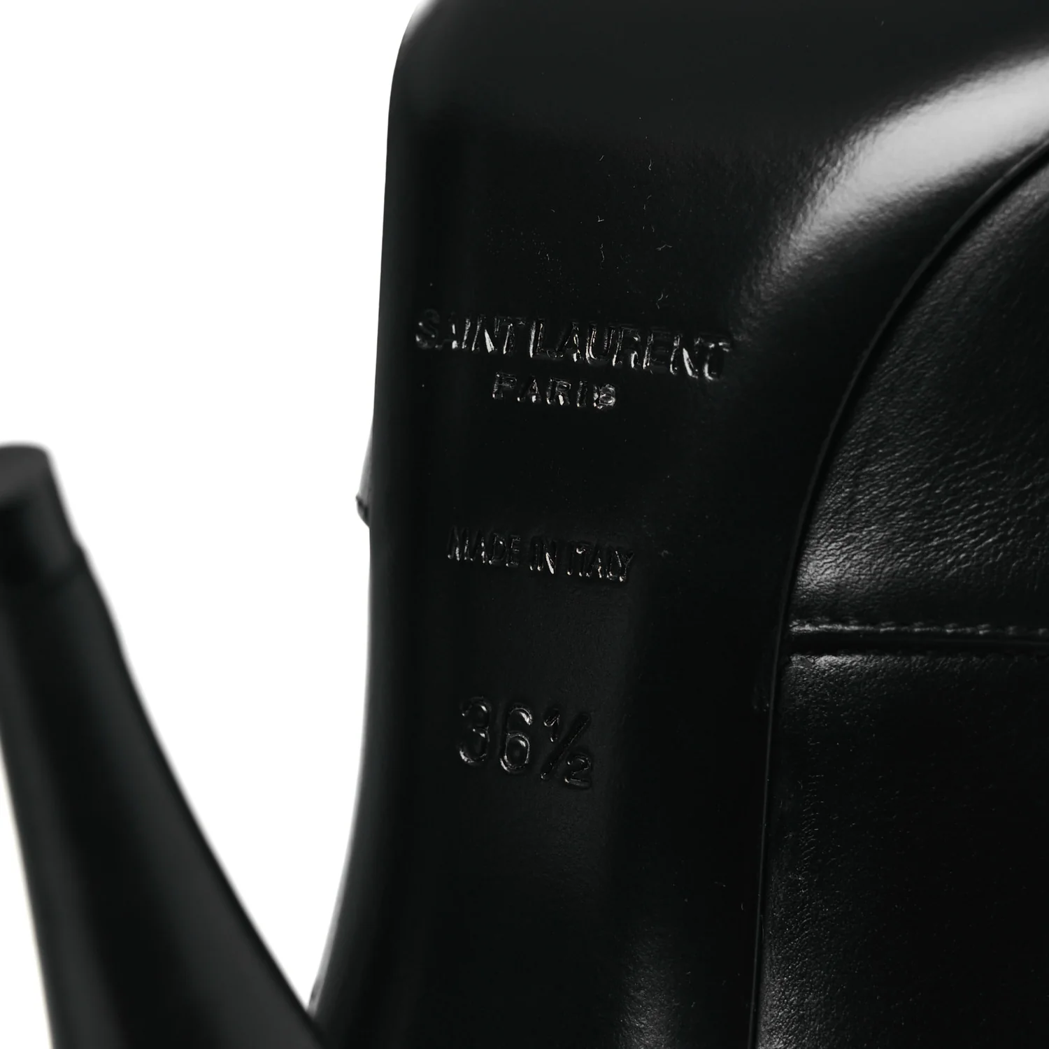 Lambskin Koller 110 Tall Boots 36.5 Black - Top Club