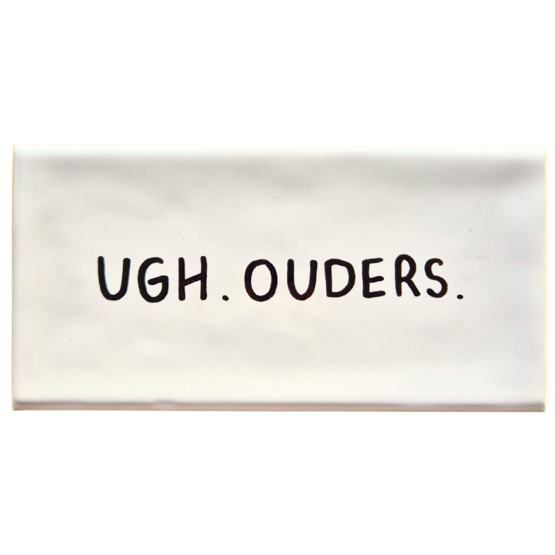 Wandtegel Ugh. Ouders.