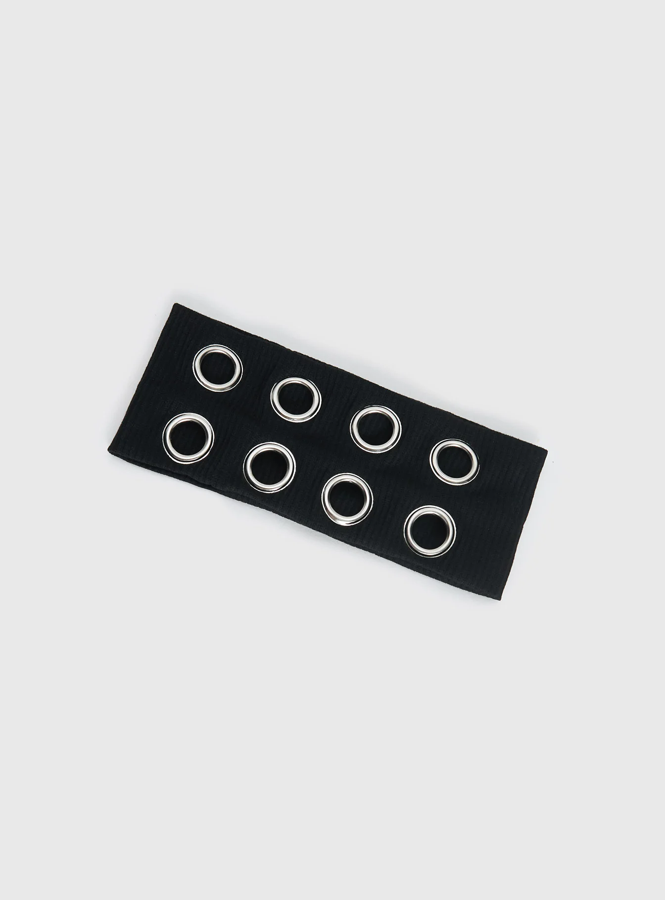 Movie Stars Eyelet Headband Black
