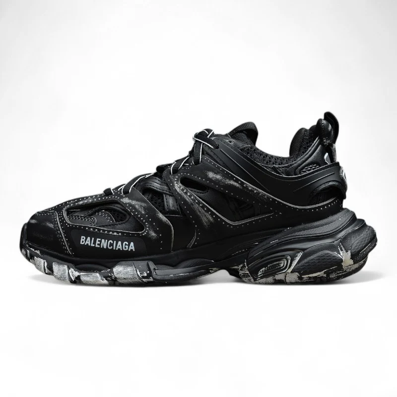 Balenciaga Track Sneakers – Faded Black - Sneaker Replica Workshop