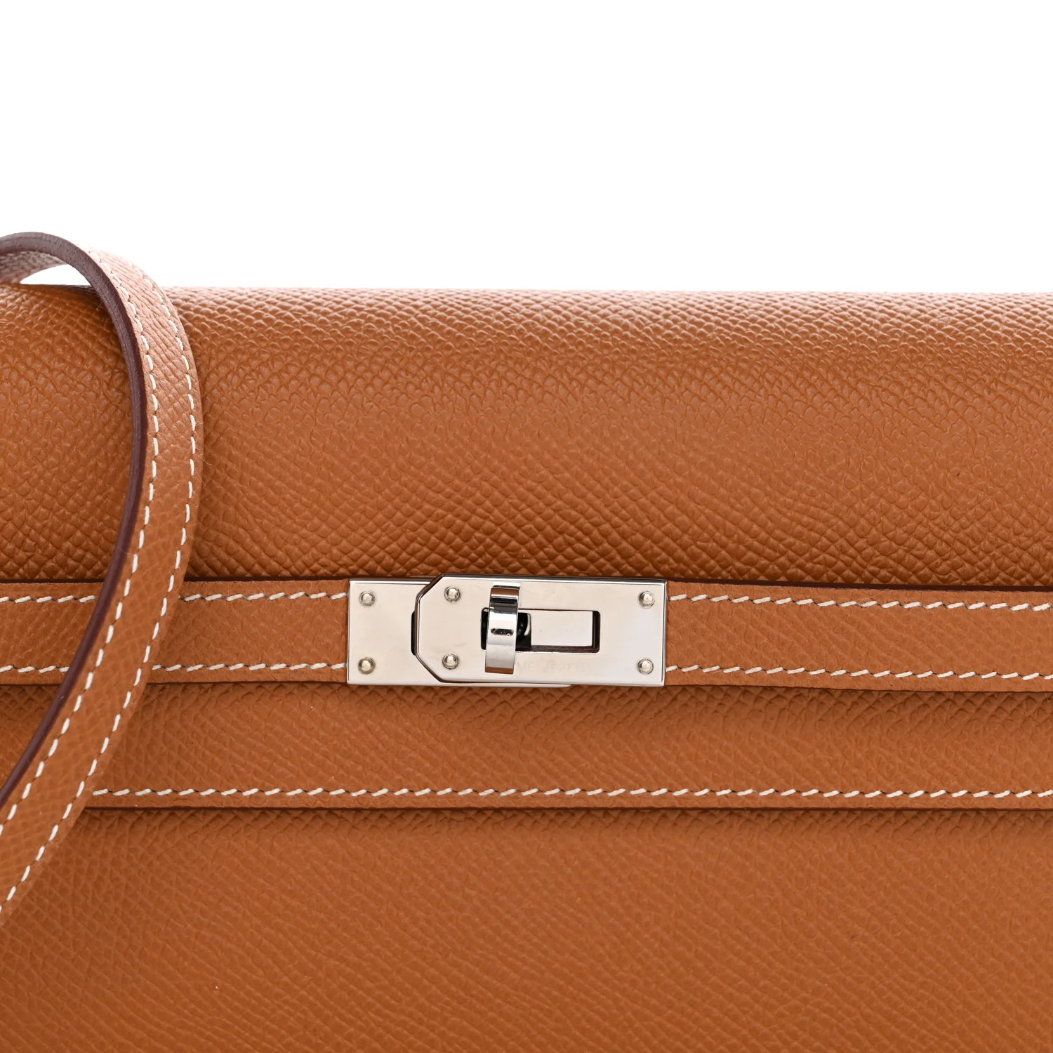 Epsom Kelly Wallet To Go Gold - Top Club