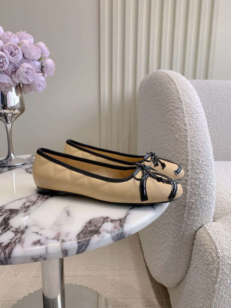 Chanel Women's Classic second-hand Kang Peng shoes flat shoes C93454 - Sneaker Replica Workshop