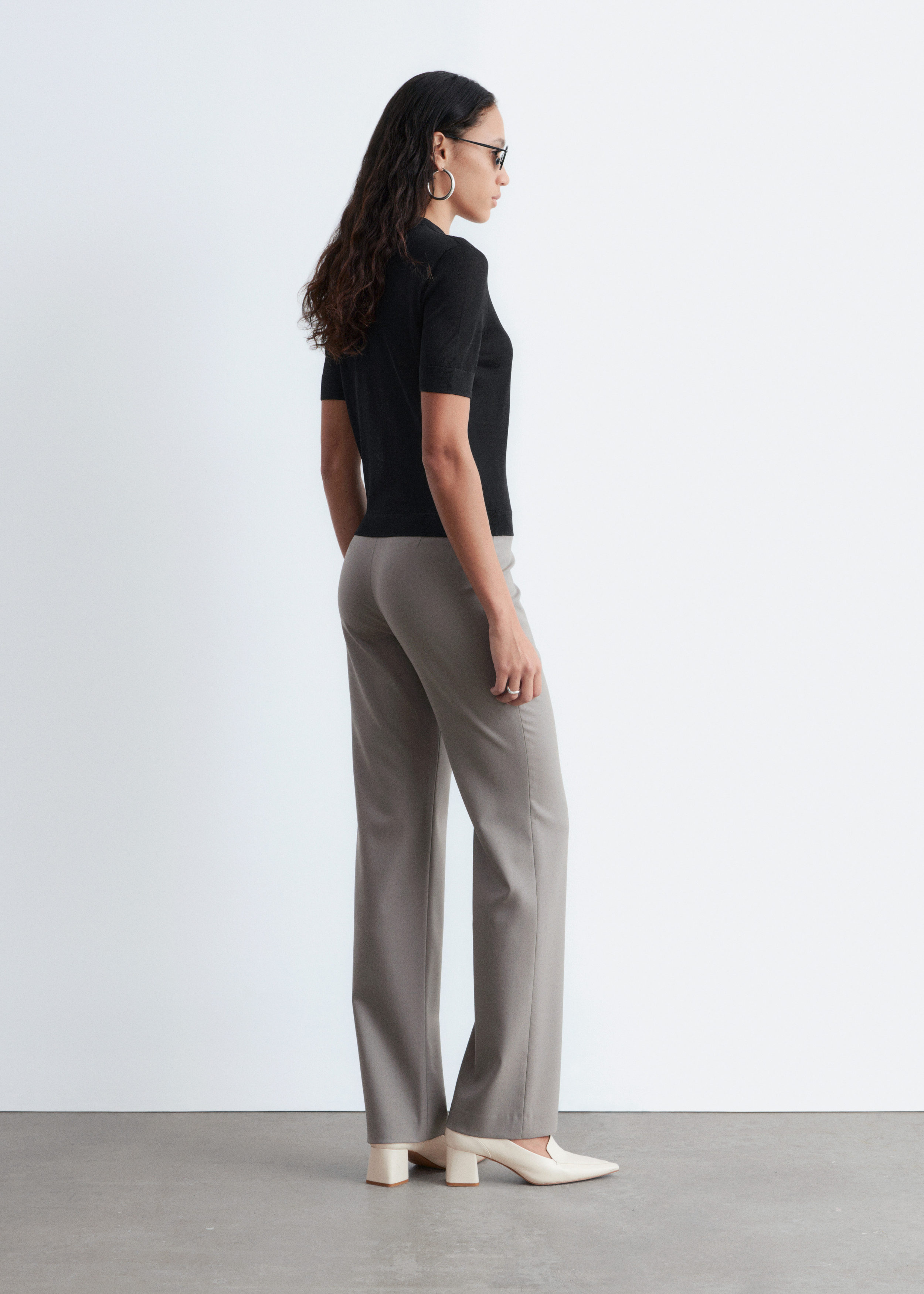 & Other Stories FINE-KNIT T-SHIRT