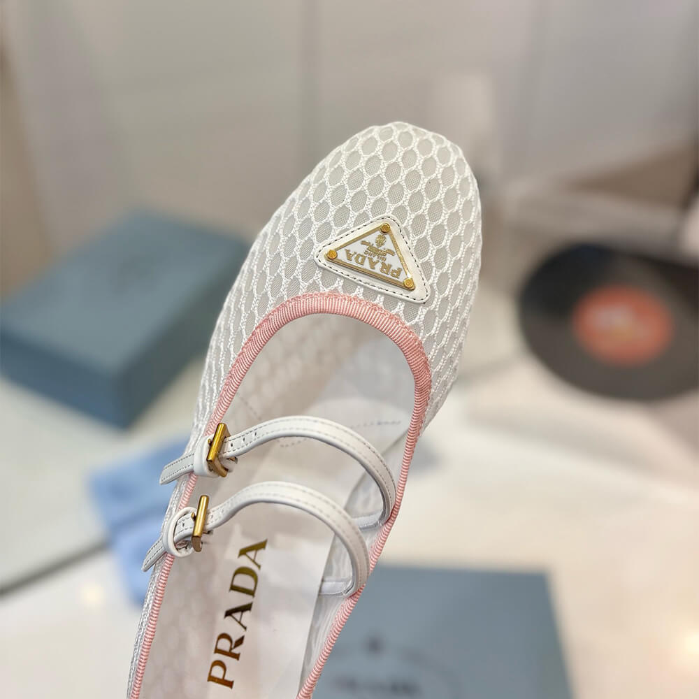 PRADA Mesh fabric ballerinas - Top Club