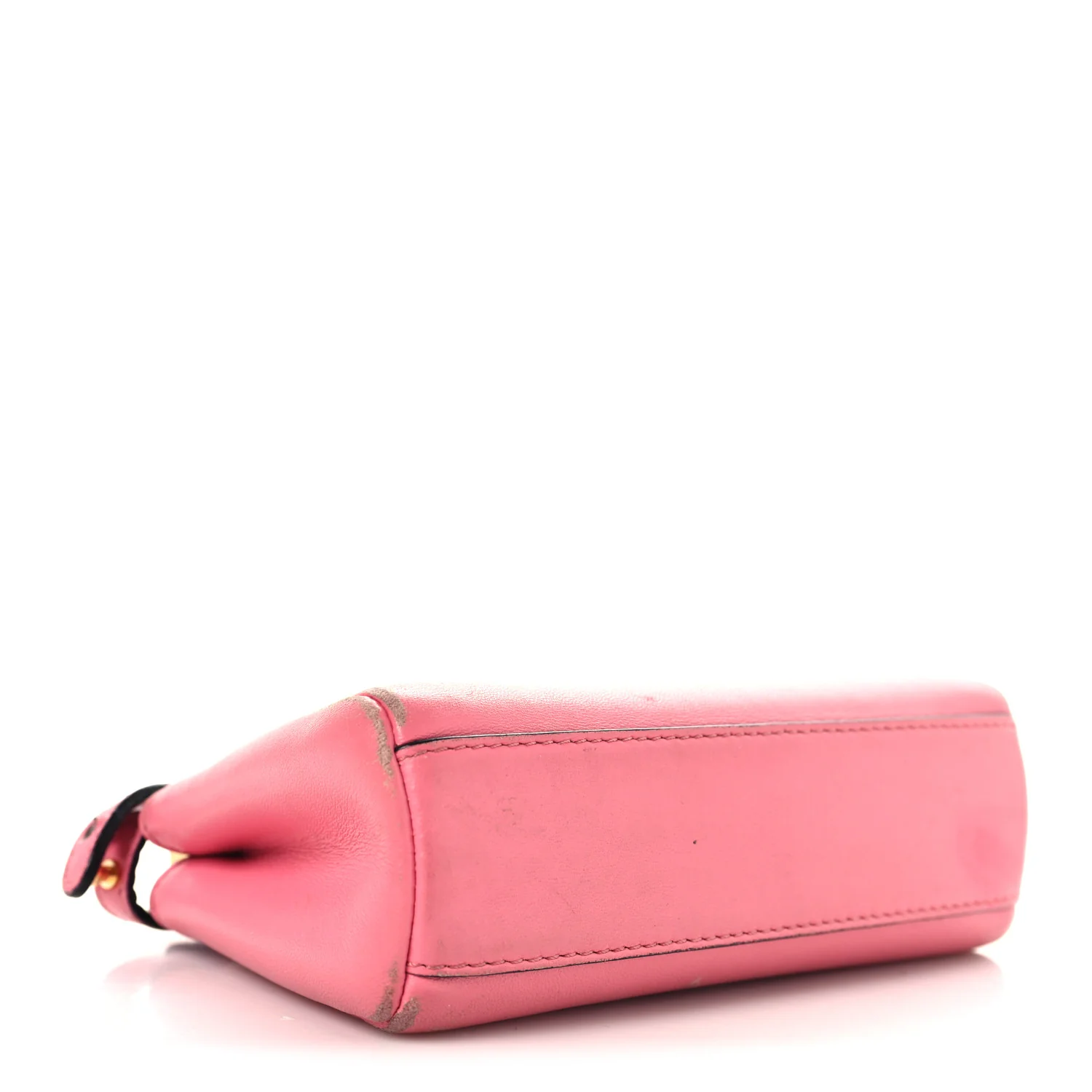 Shiny Nappa Micro Peekaboo Iconic Satchel  Rosa Fluo - Top Club