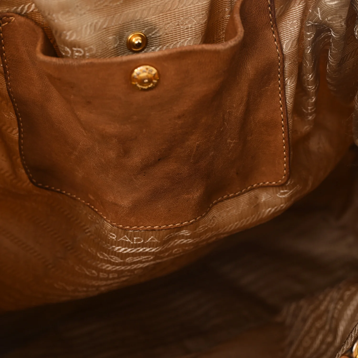 Nylon Jacquard Logo Drawstring Tote Sesamo - Top Club
