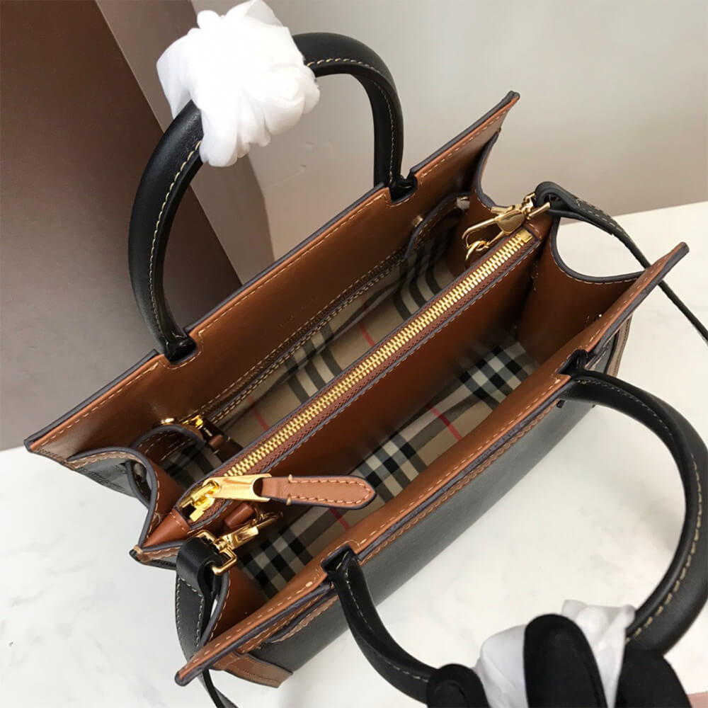 Mini Vintage Check Two Handle Title Bag - Top Club